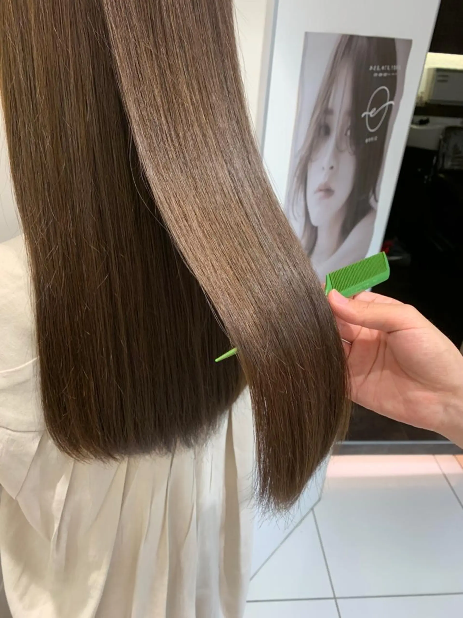 ロング パーマ 縮毛矯正、髪質改善／ 松田 龍之介のヘアスタイル