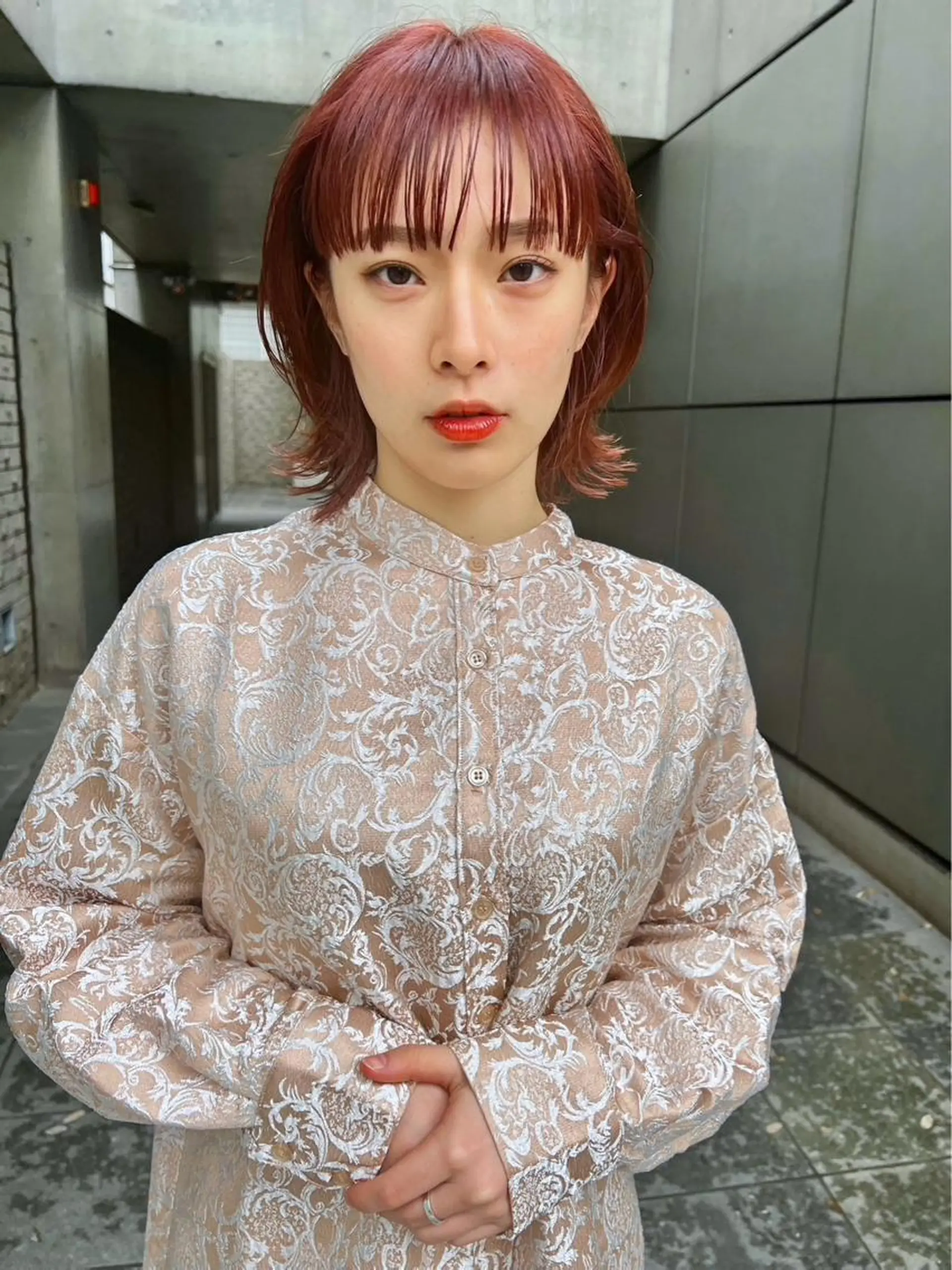 ミディアム 【ロングウルフカット 姫カット】伊藤裕哉のヘアスタイル