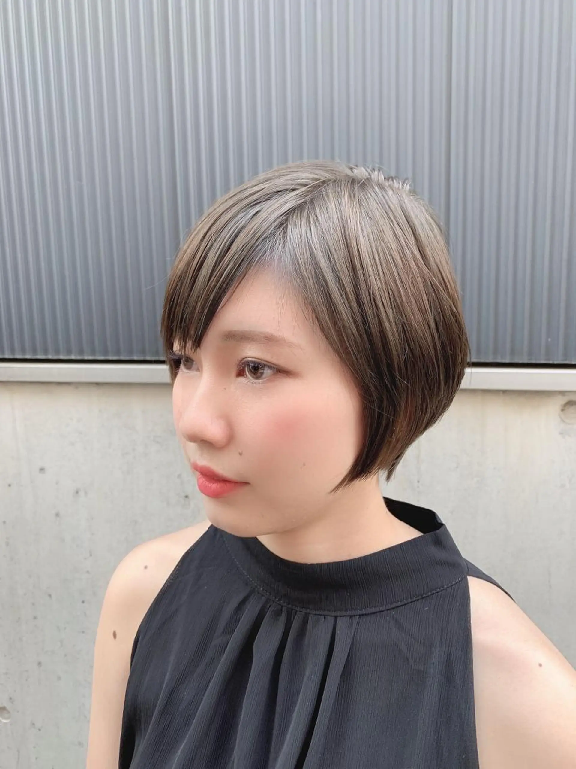 ショート コテ巻きパーマ/韓国 パーマ/佐野のヘアスタイル