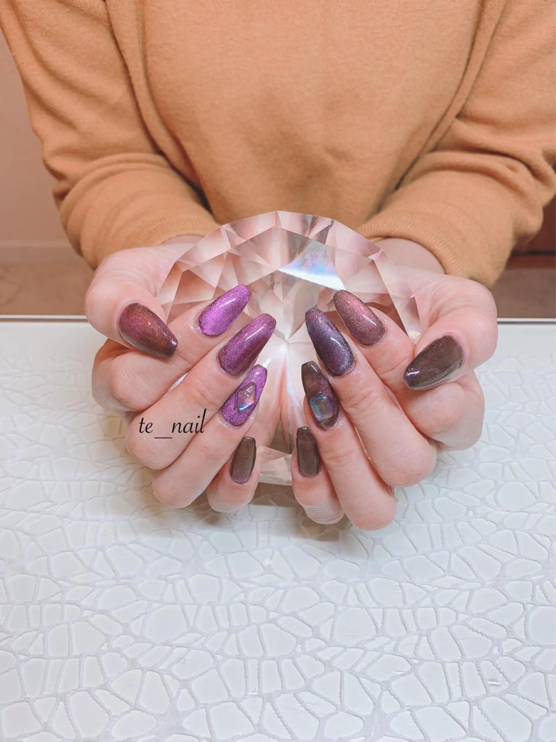 ネイル マグネットネイル ｔe_ nailのネイルデザイン