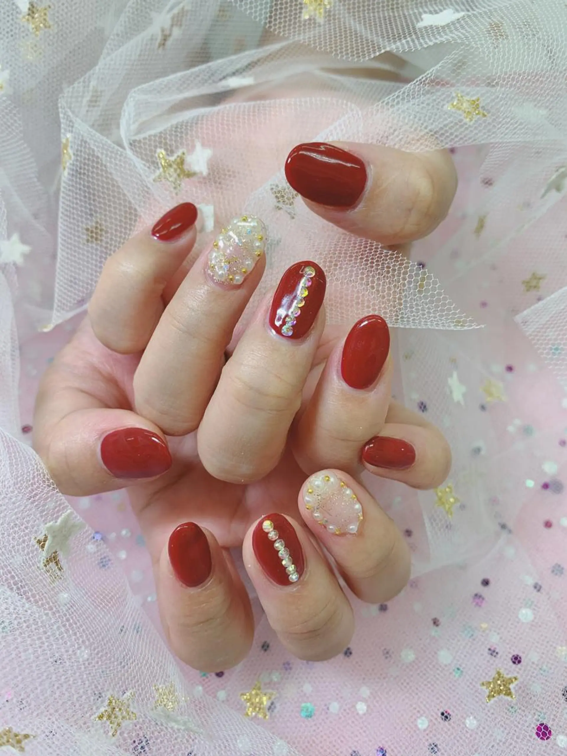 ネイル ハンドネイル ハンドケア 🦋ネイルサロン ブラン🌈ゆりのネイルデザイン