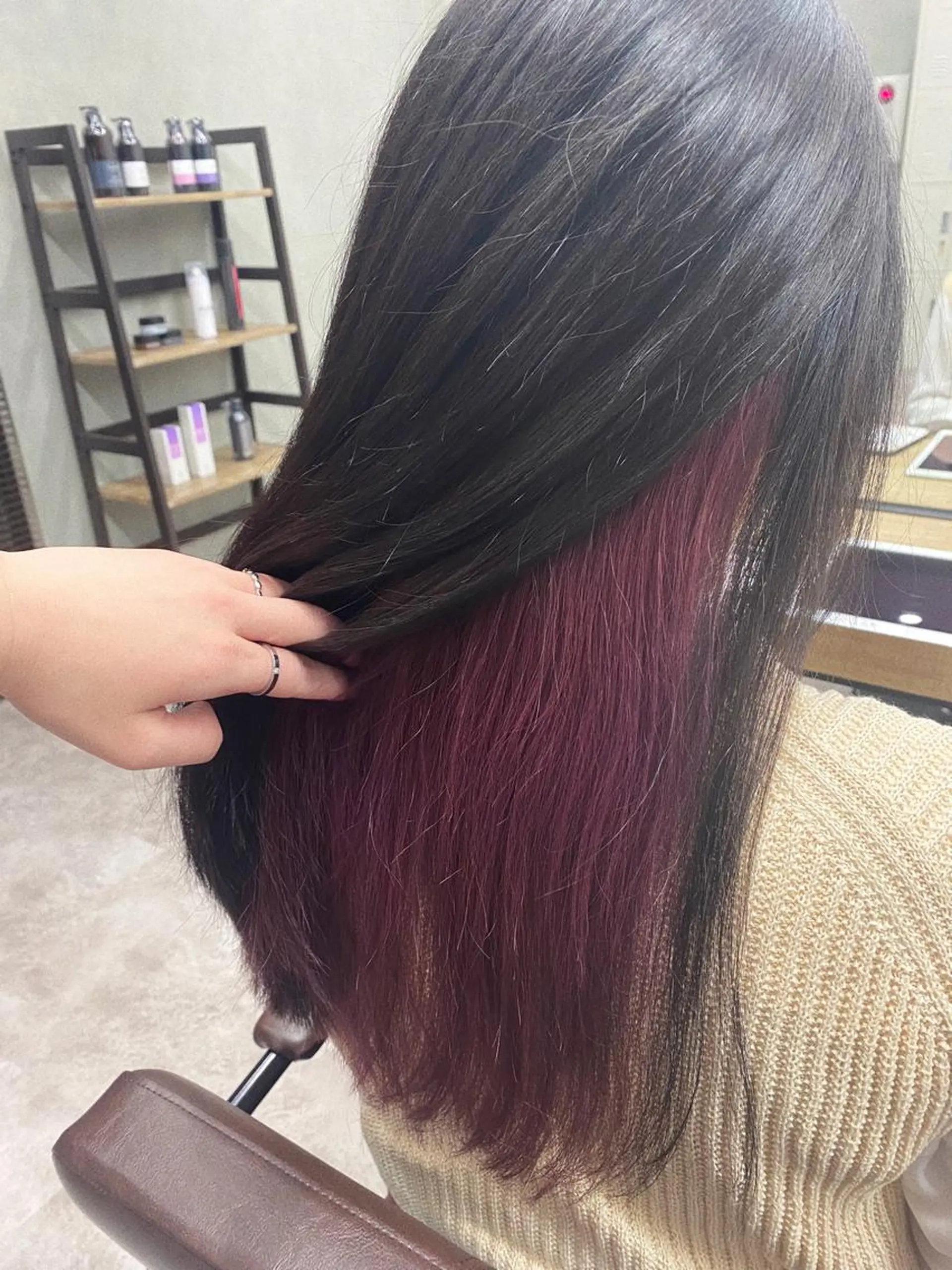 ロング カラー 🕶️佐藤 海李🐏のヘアスタイル