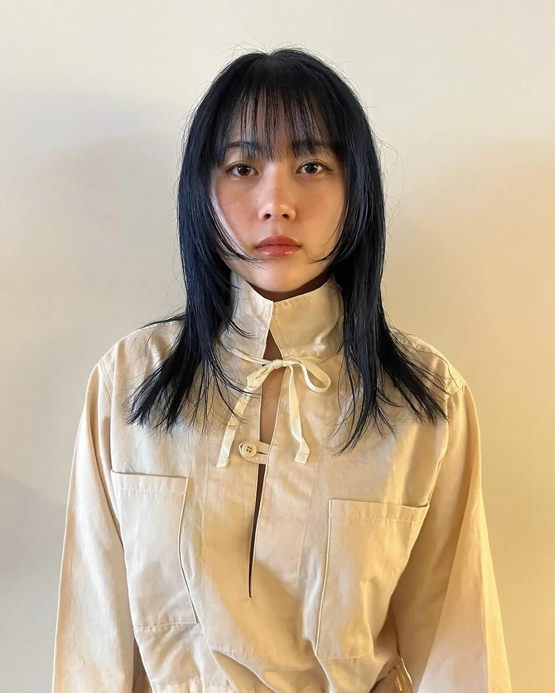 セミロング カラー 透明感カラー loty _nanamiのヘアスタイル