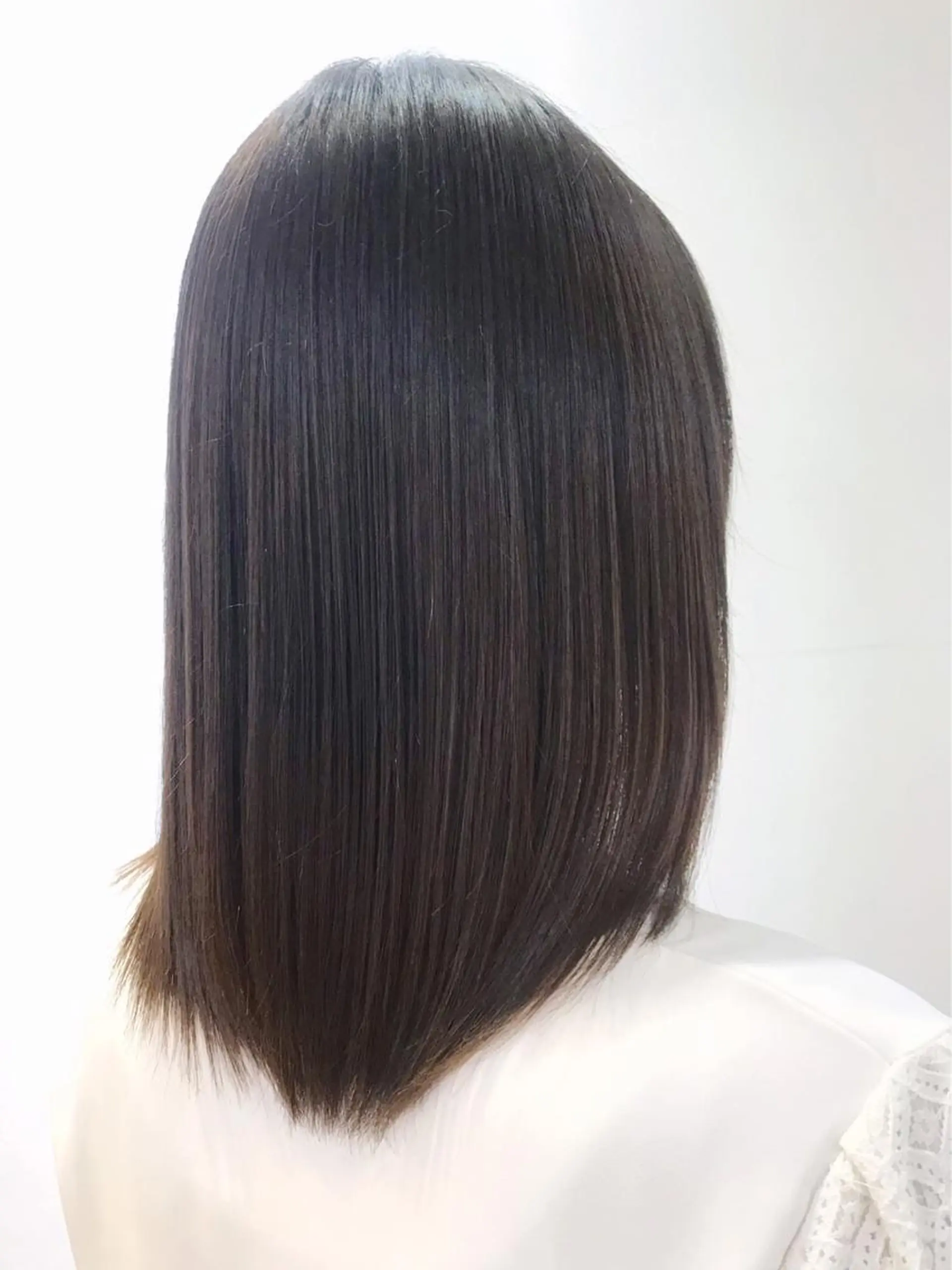 ミディアム 渋谷ブリーチカラー 韓国ヘアyuikoのヘアスタイル