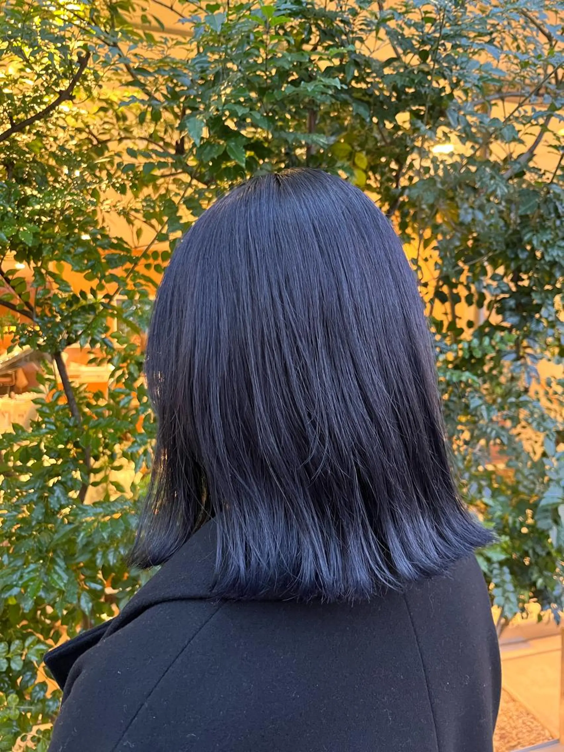 ミディアム カラー ボブ 北潟 春菜のヘアスタイル