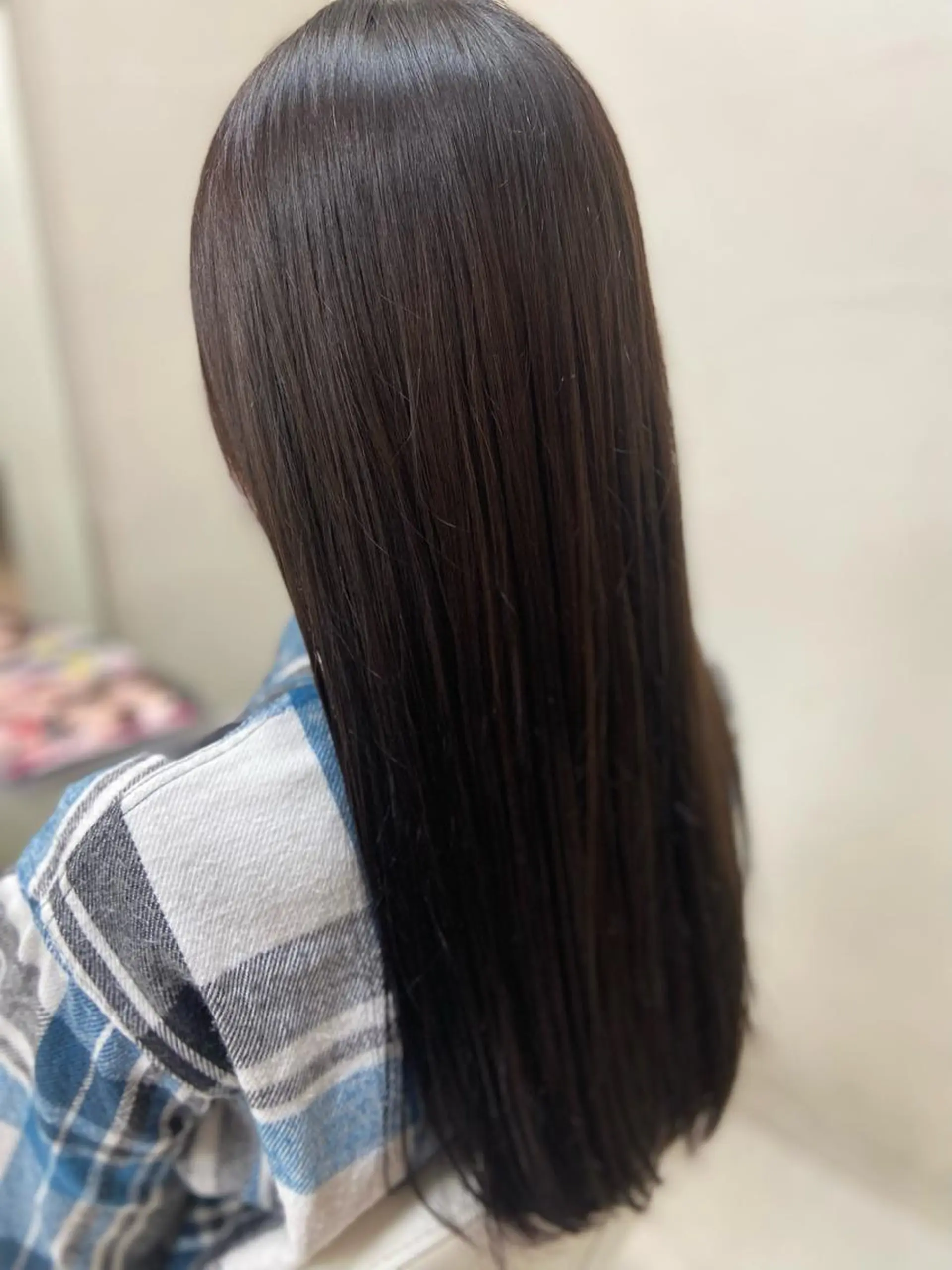 ロング カラー アッシュ ブラウンカラー ダークブラウン ヘアカラー トリートメント 菊地 美憂のヘアスタイル