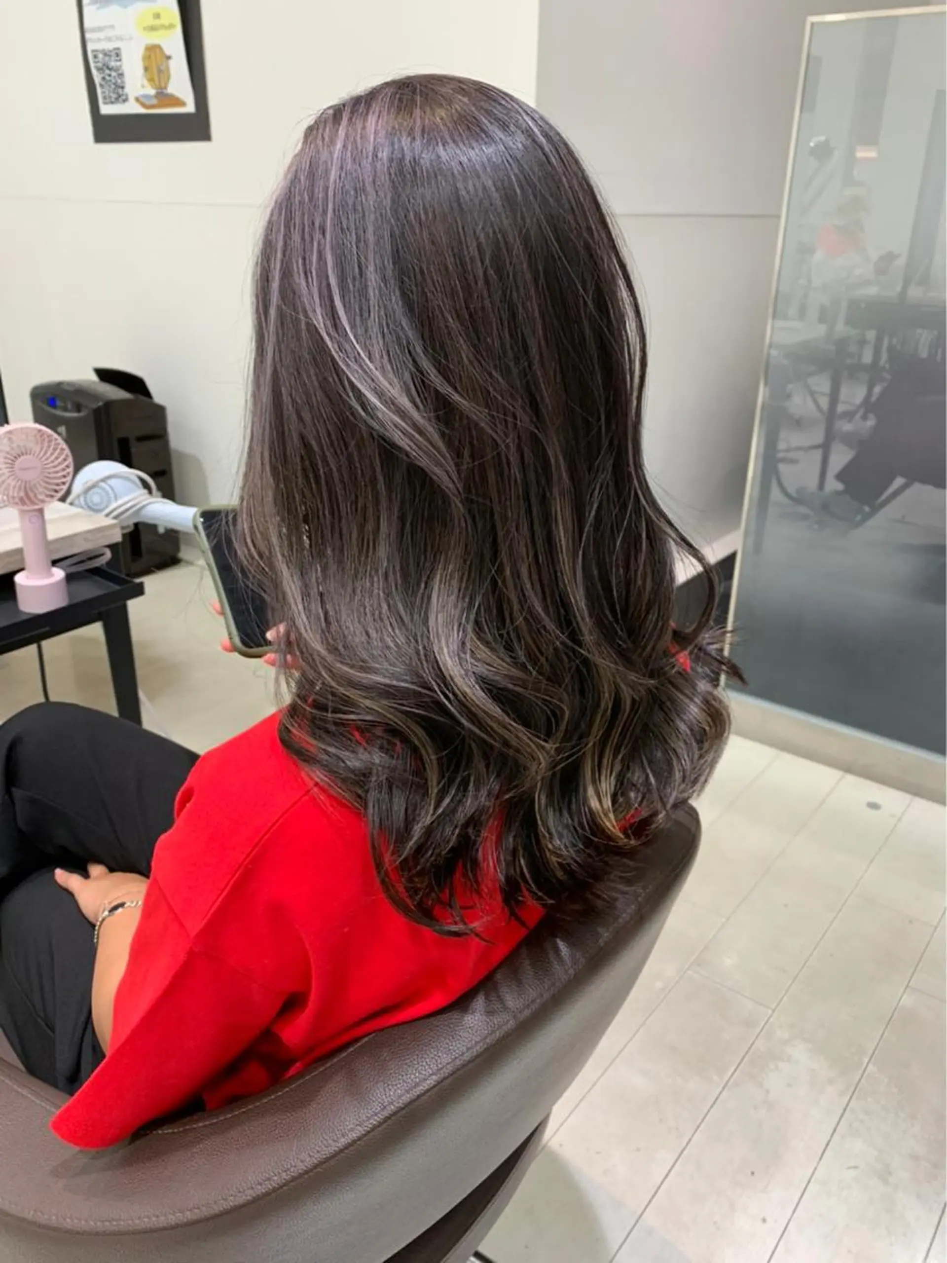 ロング カット ヘアカラー トリートメント Rubik's 茶屋町原田のヘアスタイル