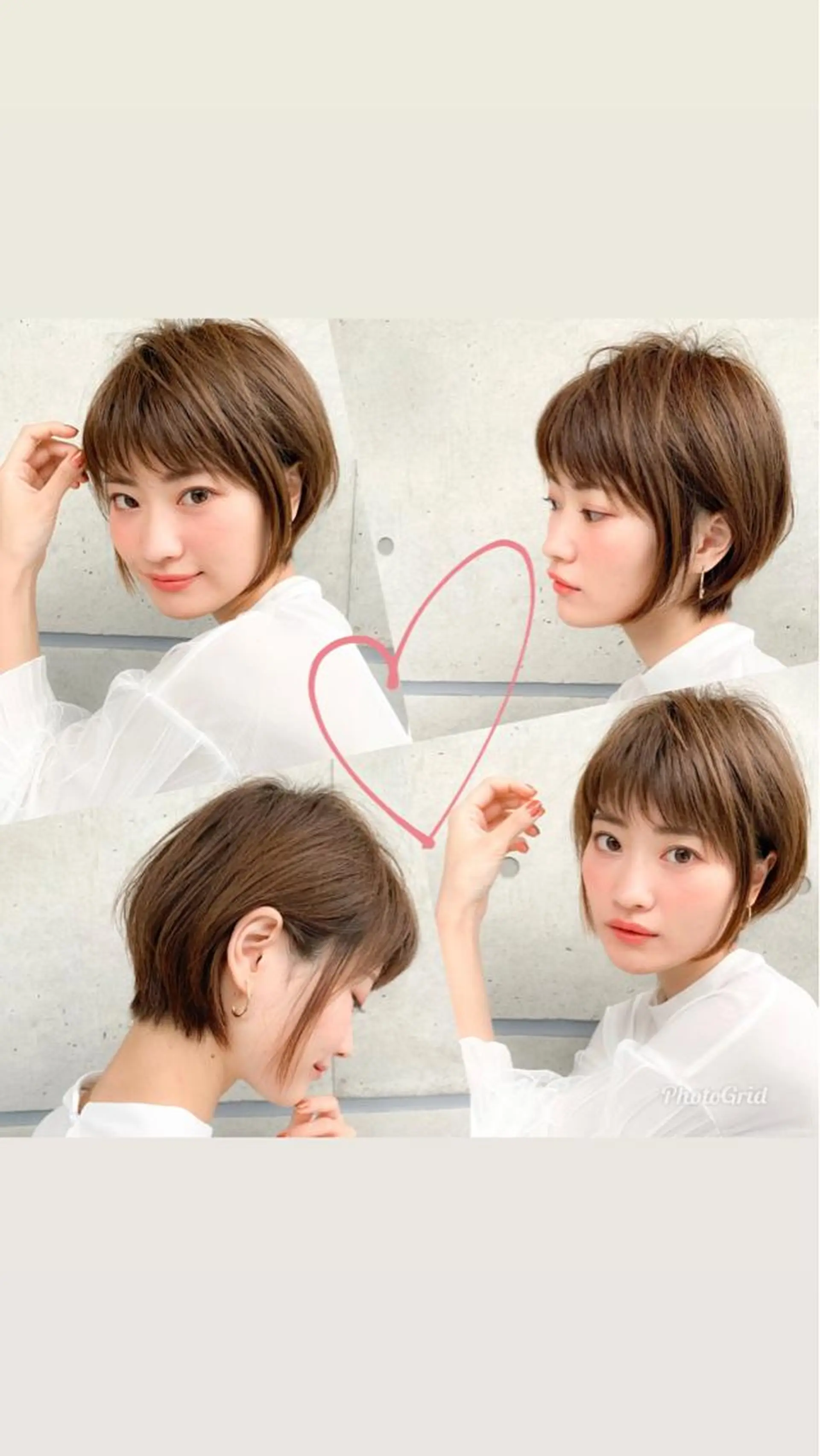 ショート カラー ショートヘア 大人かわいい💍🤍 ボブ/ショートボブのヘアスタイル