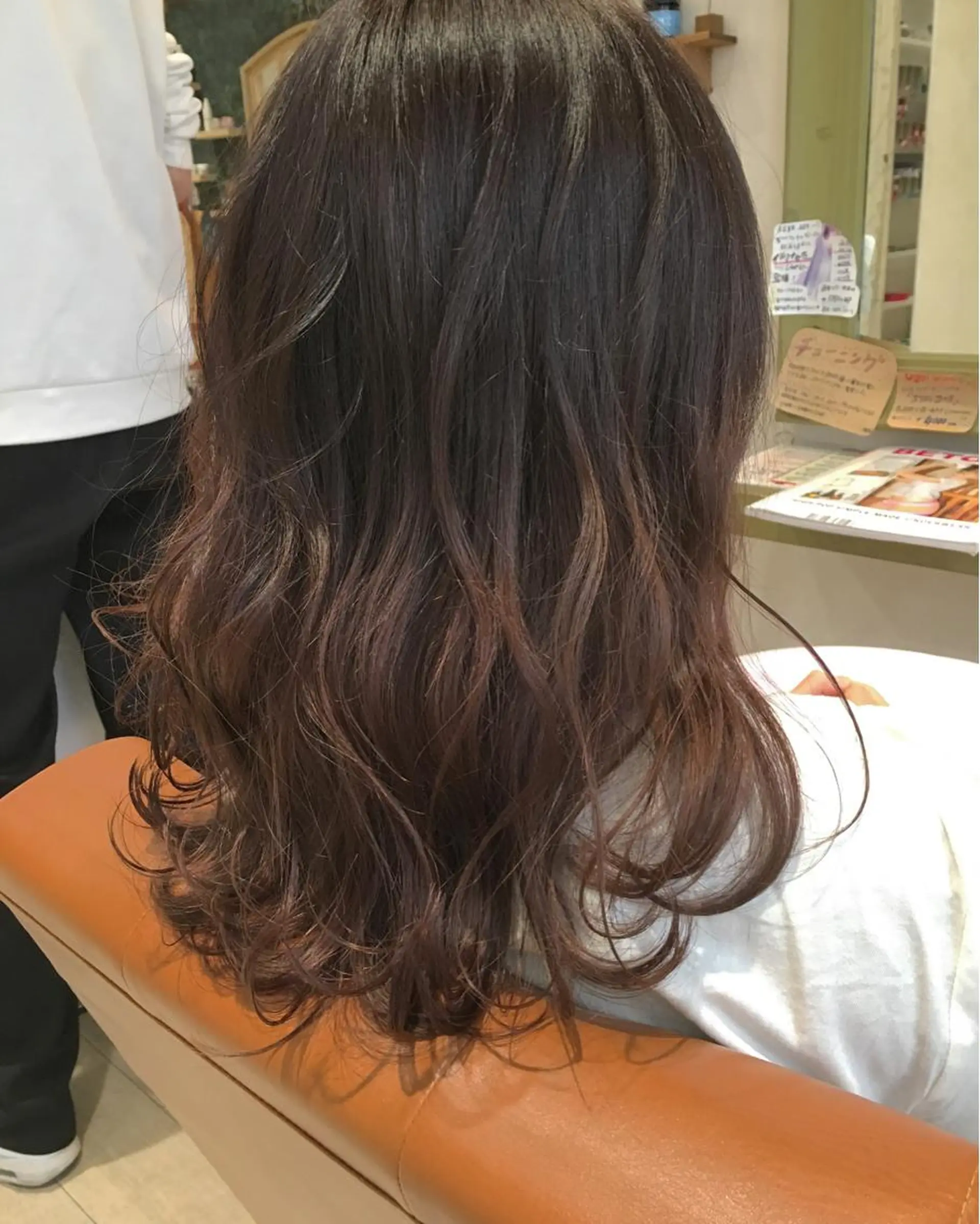 セミロング カラー nakahara madokaのヘアスタイル