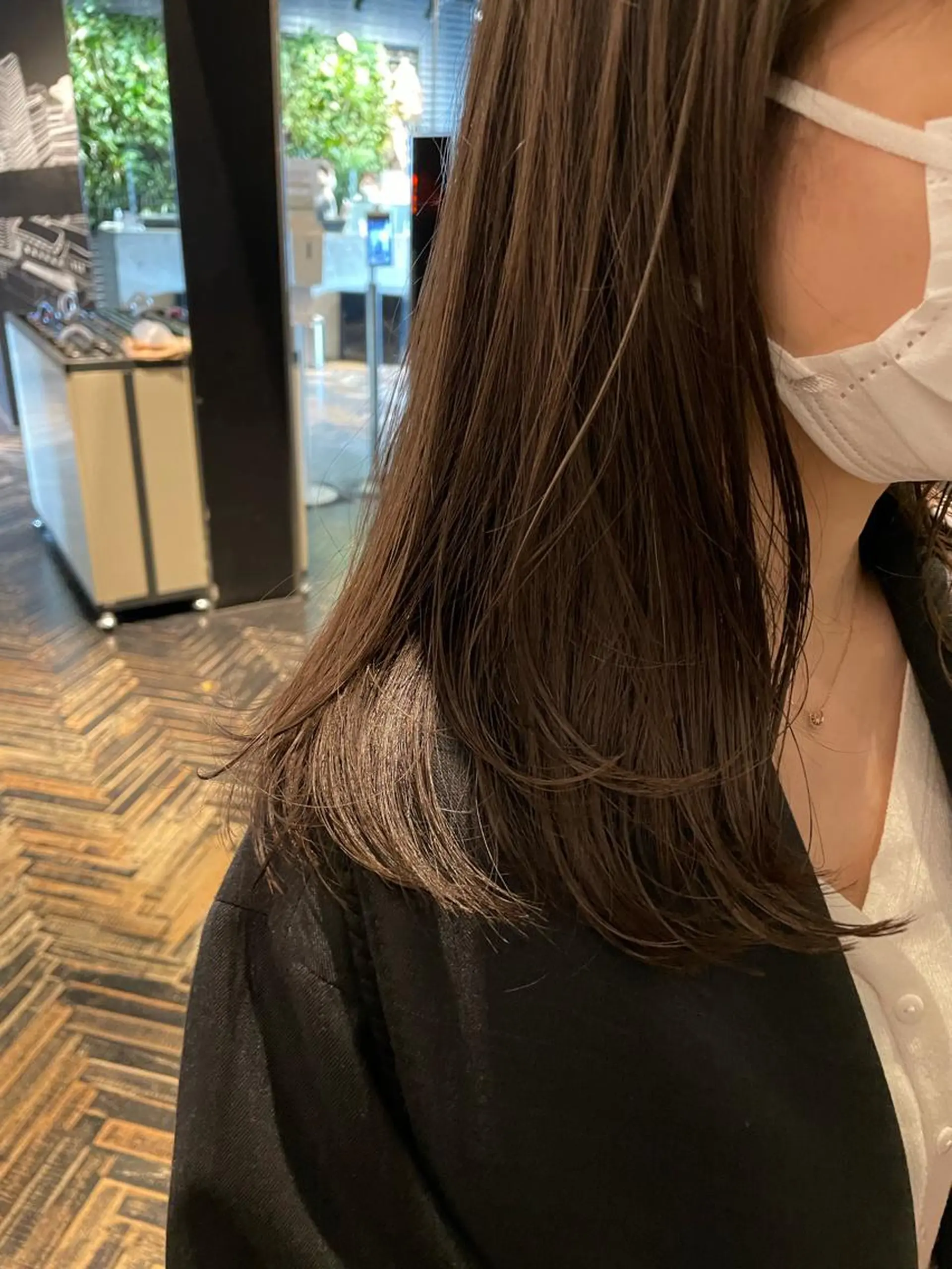 ミディアム カラー ベージュカラー OAK 学芸大学所属・秋葉萌　透明感カラー /レイヤー/ボブ♡のヘアスタイル