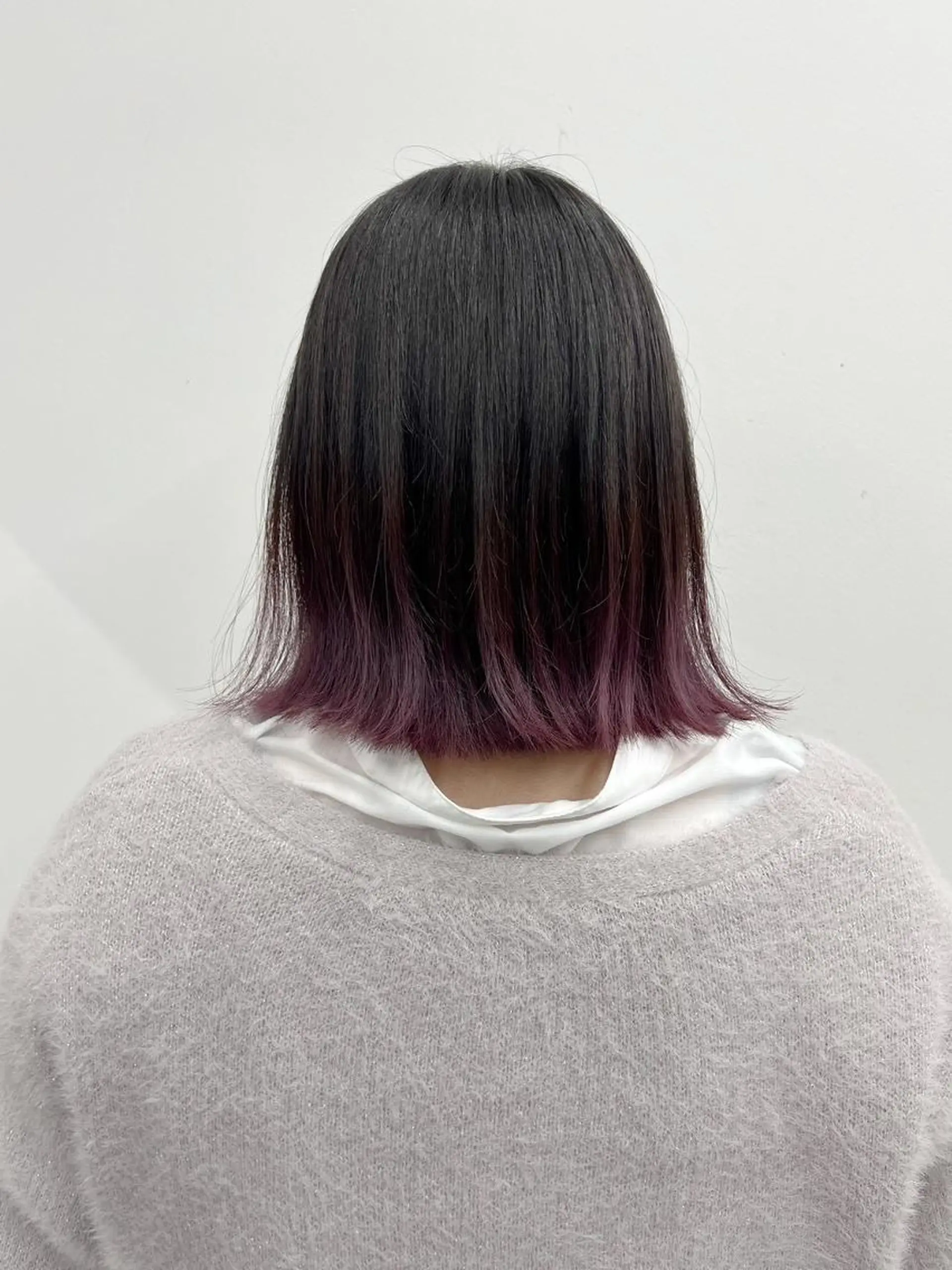 カラー セミロング アディクシーカラー アッシュ ブルーカラー ダークアッシュ グレージュ 【公式】amble luxe池袋東口🩷のヘアスタイル