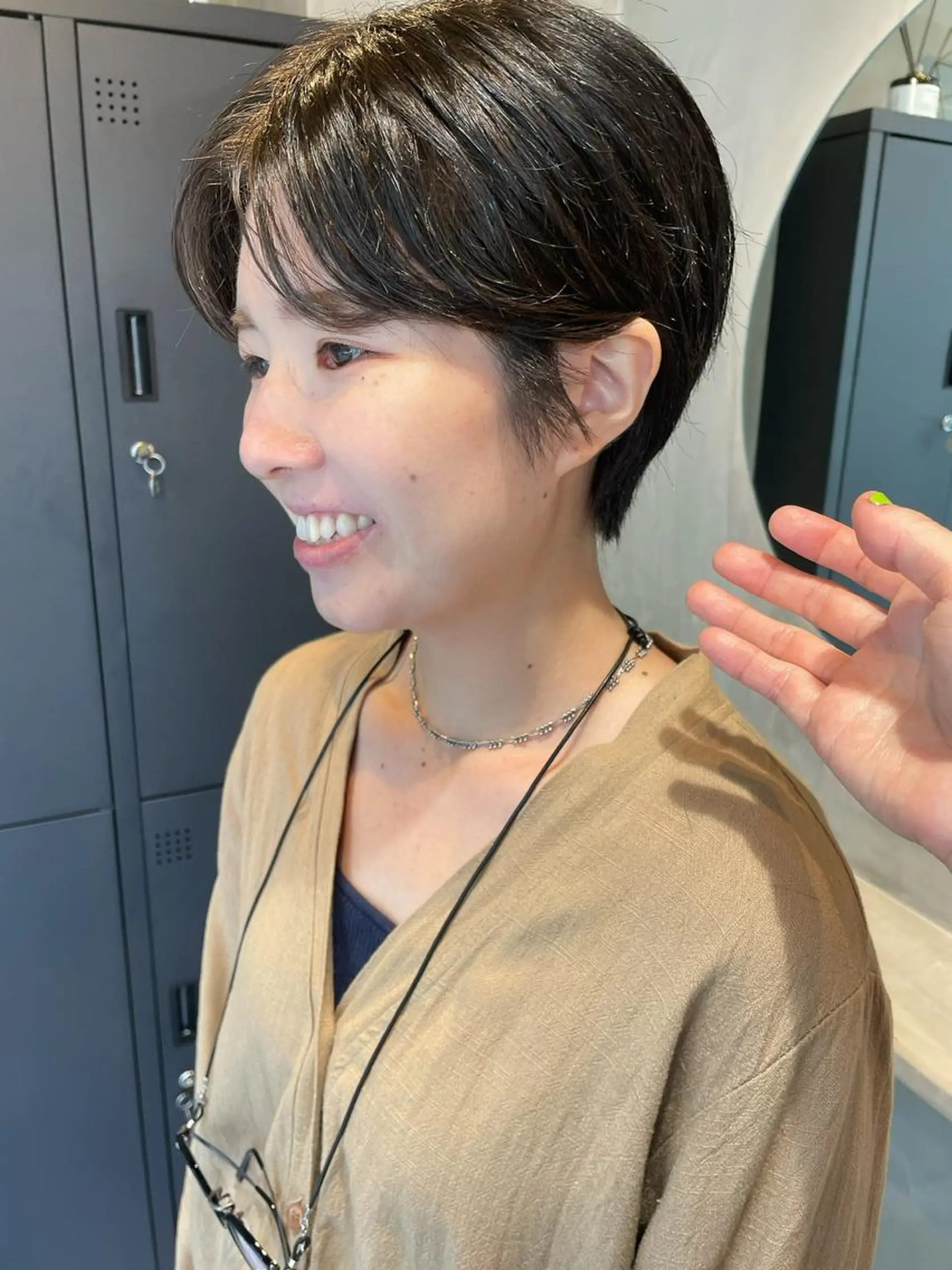 ショート ショートヘア カット ヘアカラー ヤマモト マイのヘアスタイル