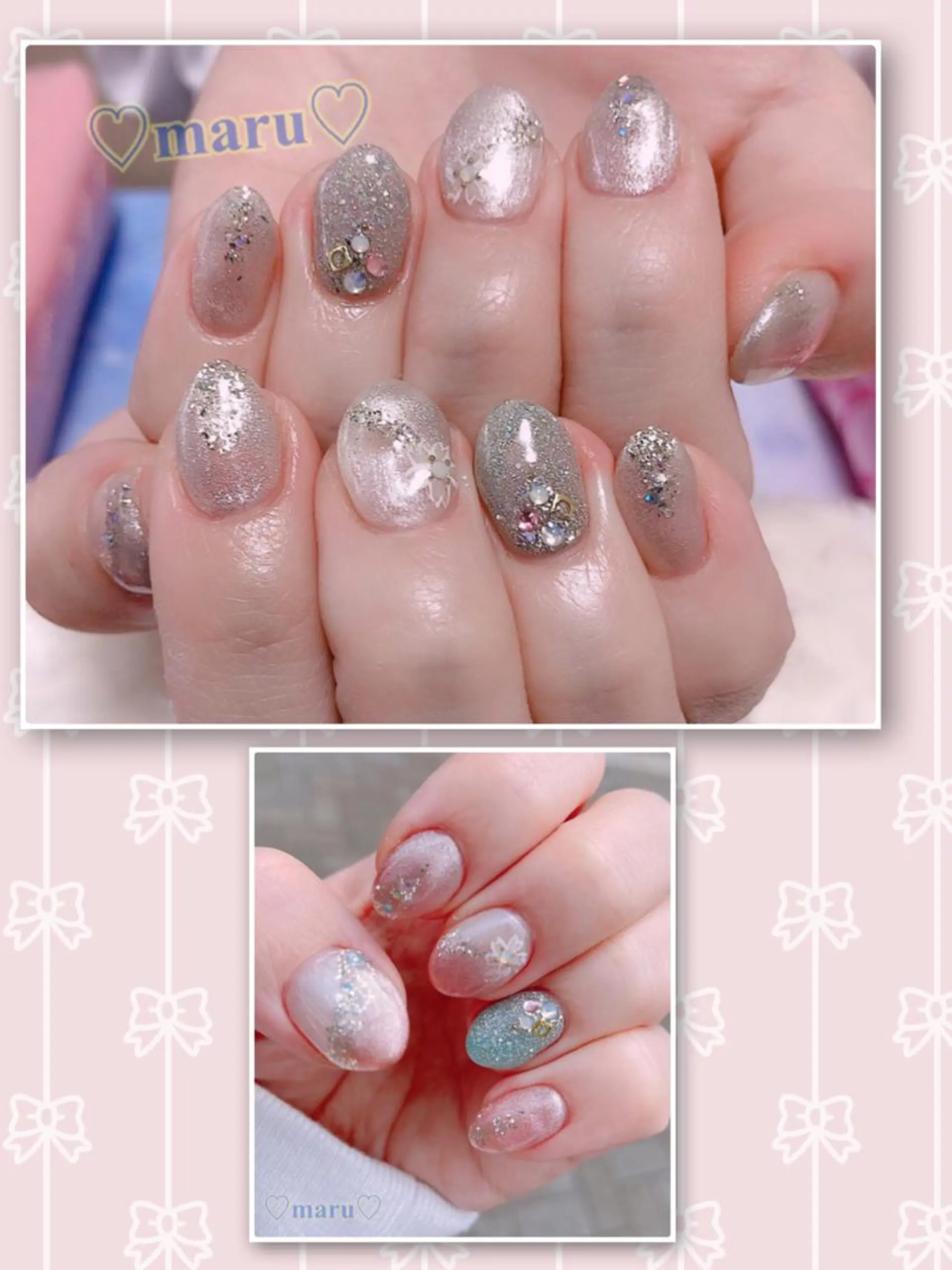 ネイル ハンドネイル フットネイル まるみ ♡のネイルデザイン