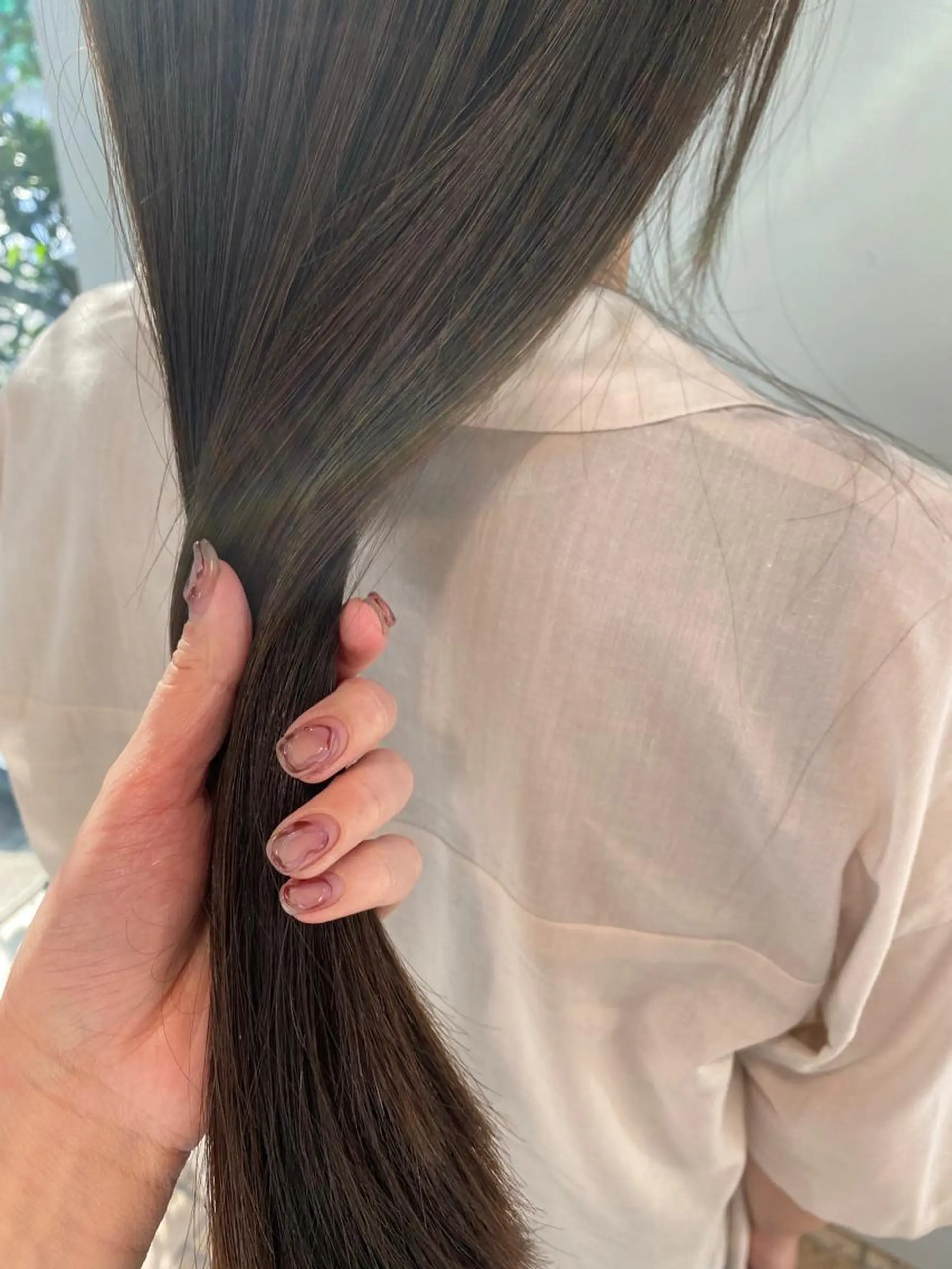 ロング カット ヘアカラー トリートメント ✴︎まえた さやか✴︎のヘアスタイル