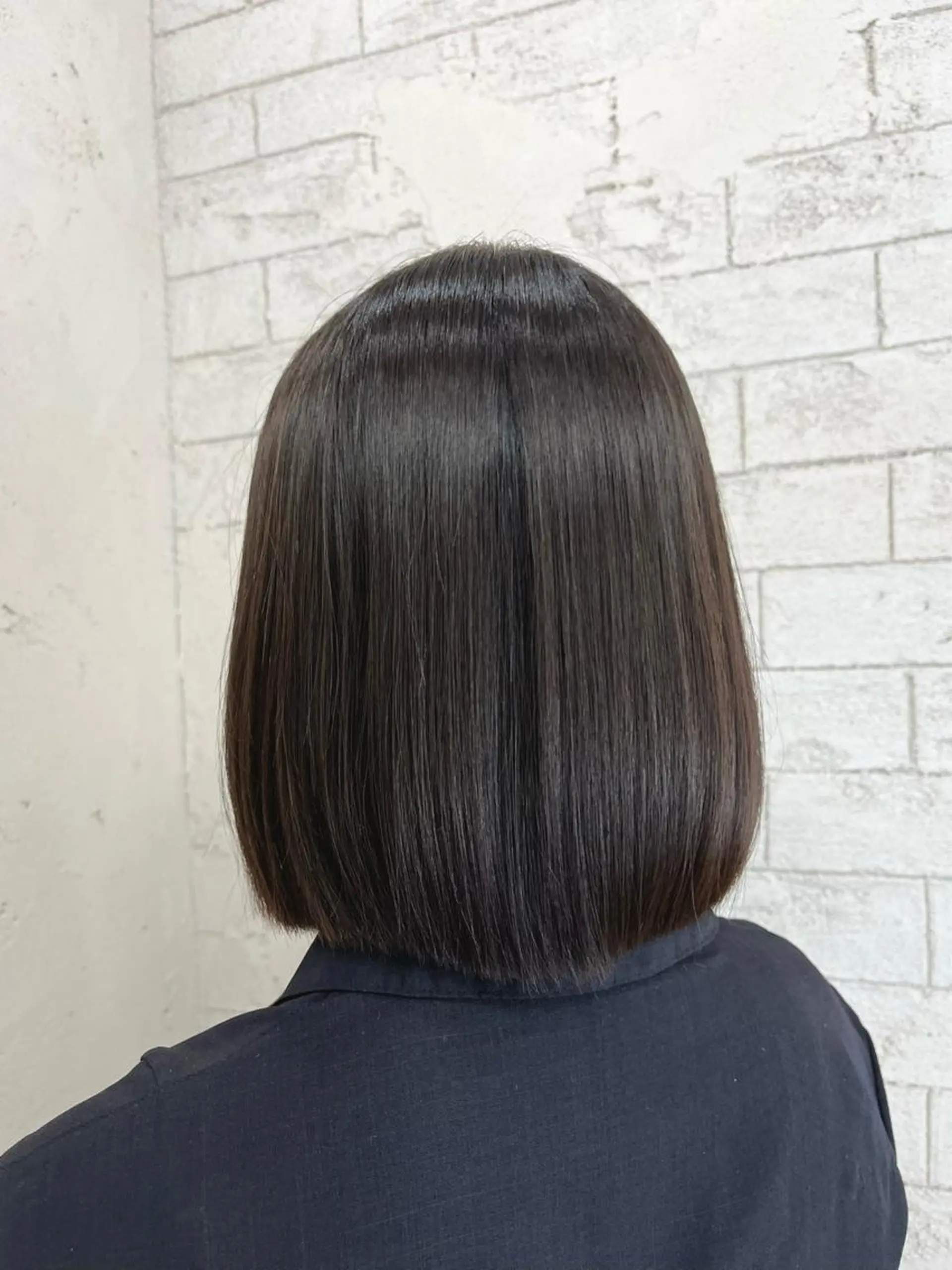 ミディアム 🪽髪質改善ストレー ト🤍美羽🤍のヘアスタイル