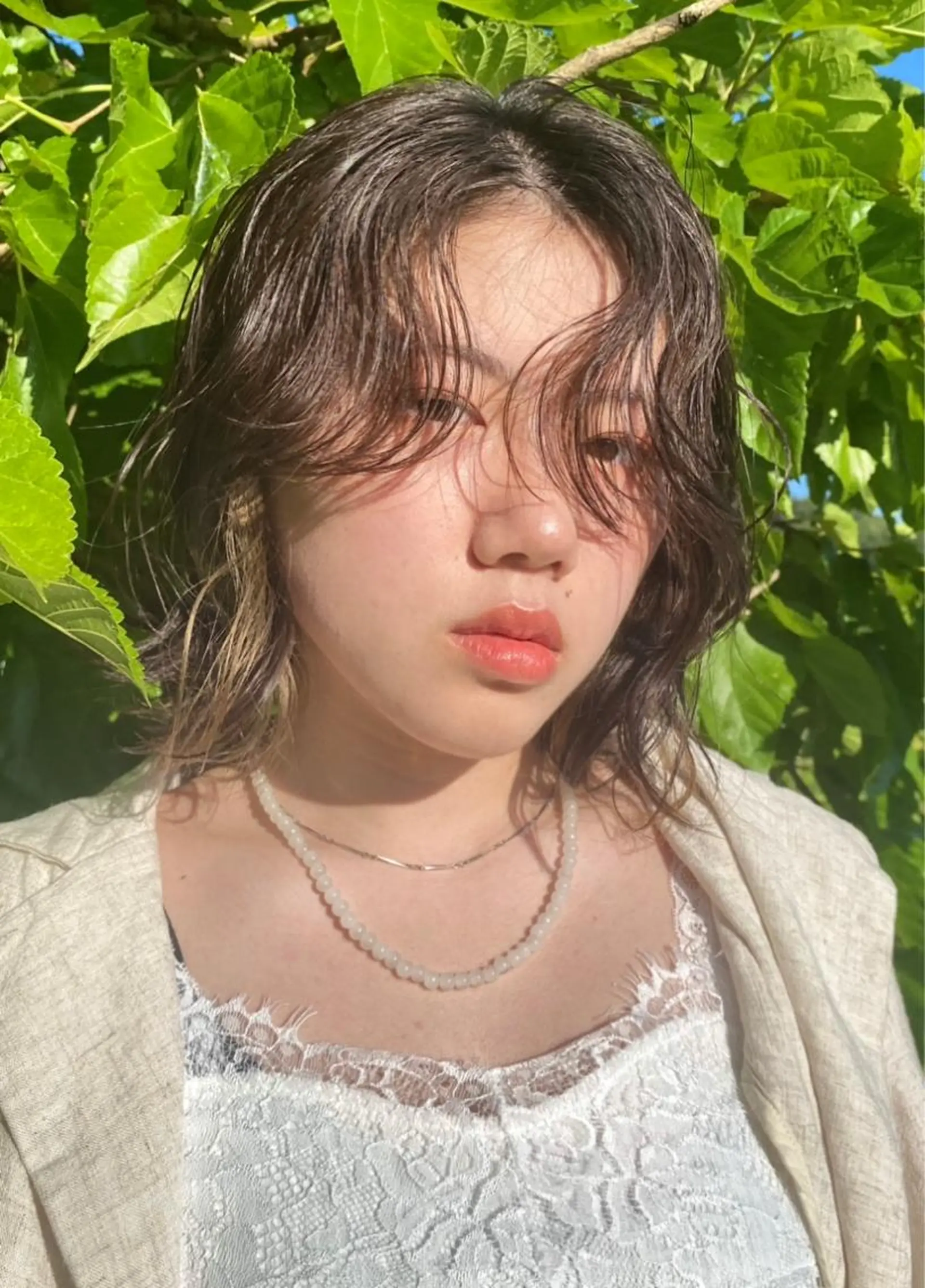 ミディアム 前田 香恋のヘアスタイル