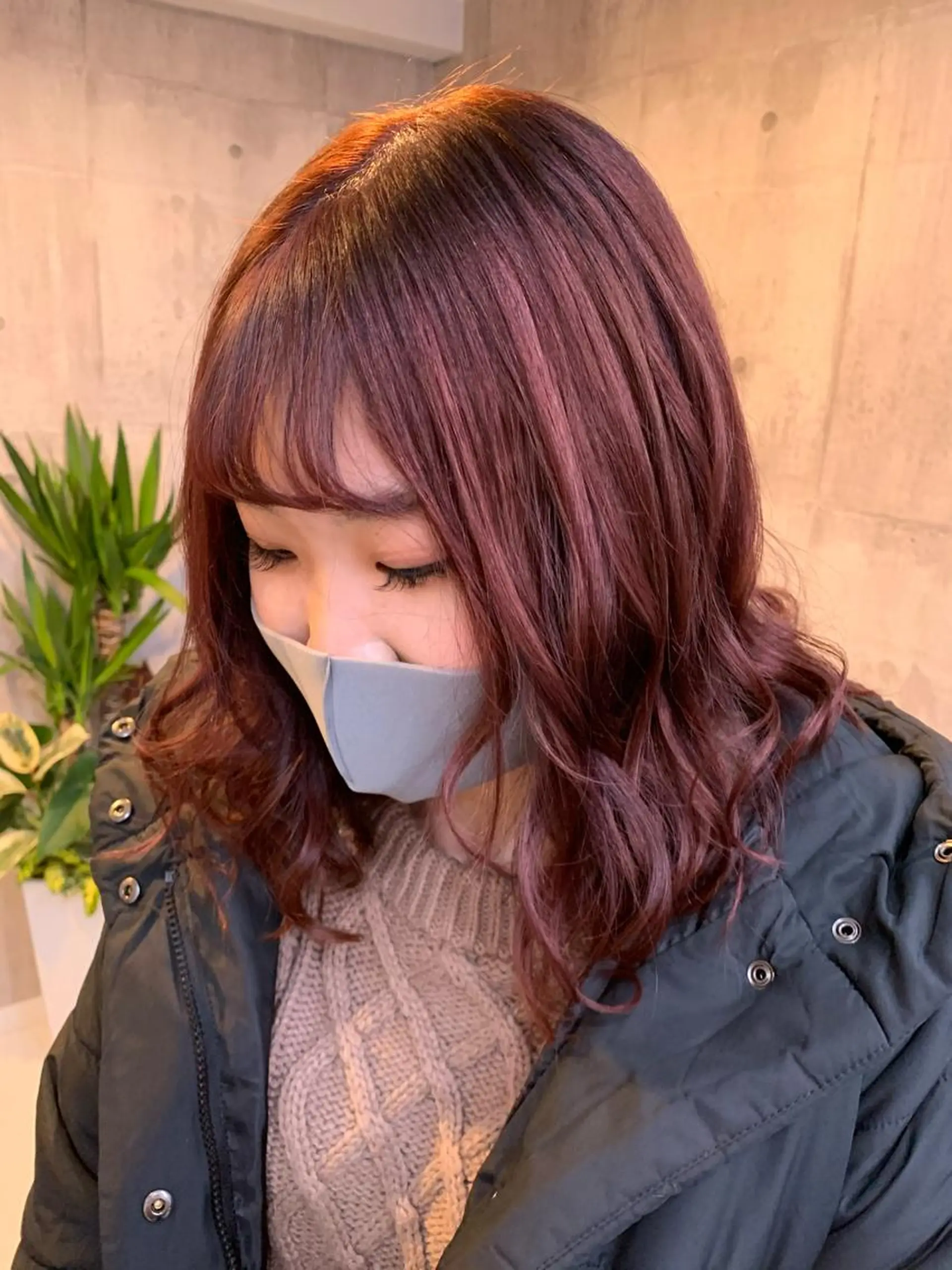ミディアム カラー ヘアアレンジ カット ヘアカラー トリートメント ヘアセット 💕ブリーチ/ヘアメ 🎀YUUKAのヘアスタイル
