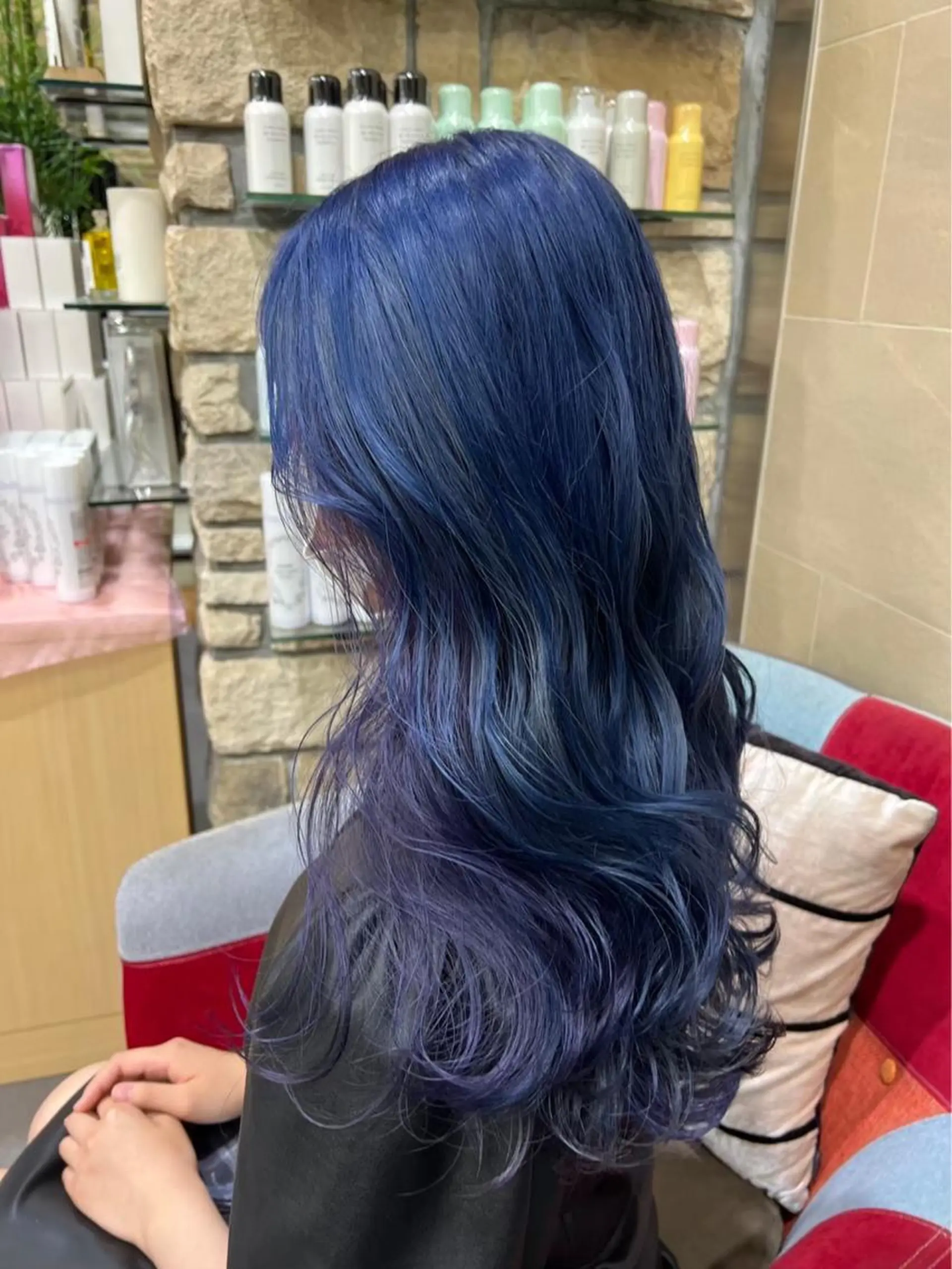 ロング カラー ブリーチ Ricca所属・Hina🧵/恵比寿 中目黒/透明感カラーのヘアスタイル