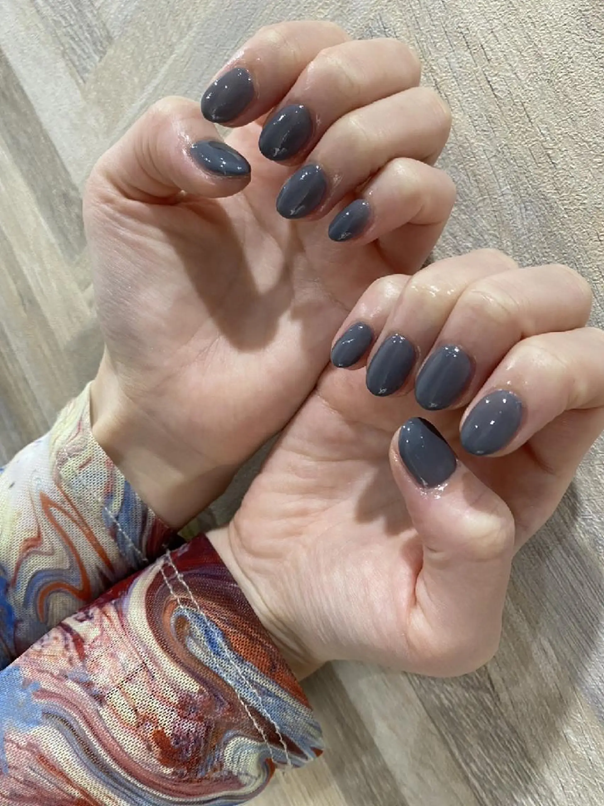 ネイル ジェルネイル ワンカラーネイル パラジェル ハンドネイル Miss:R  中津店 所属・稲岡 麻里亜のネイルデザイン