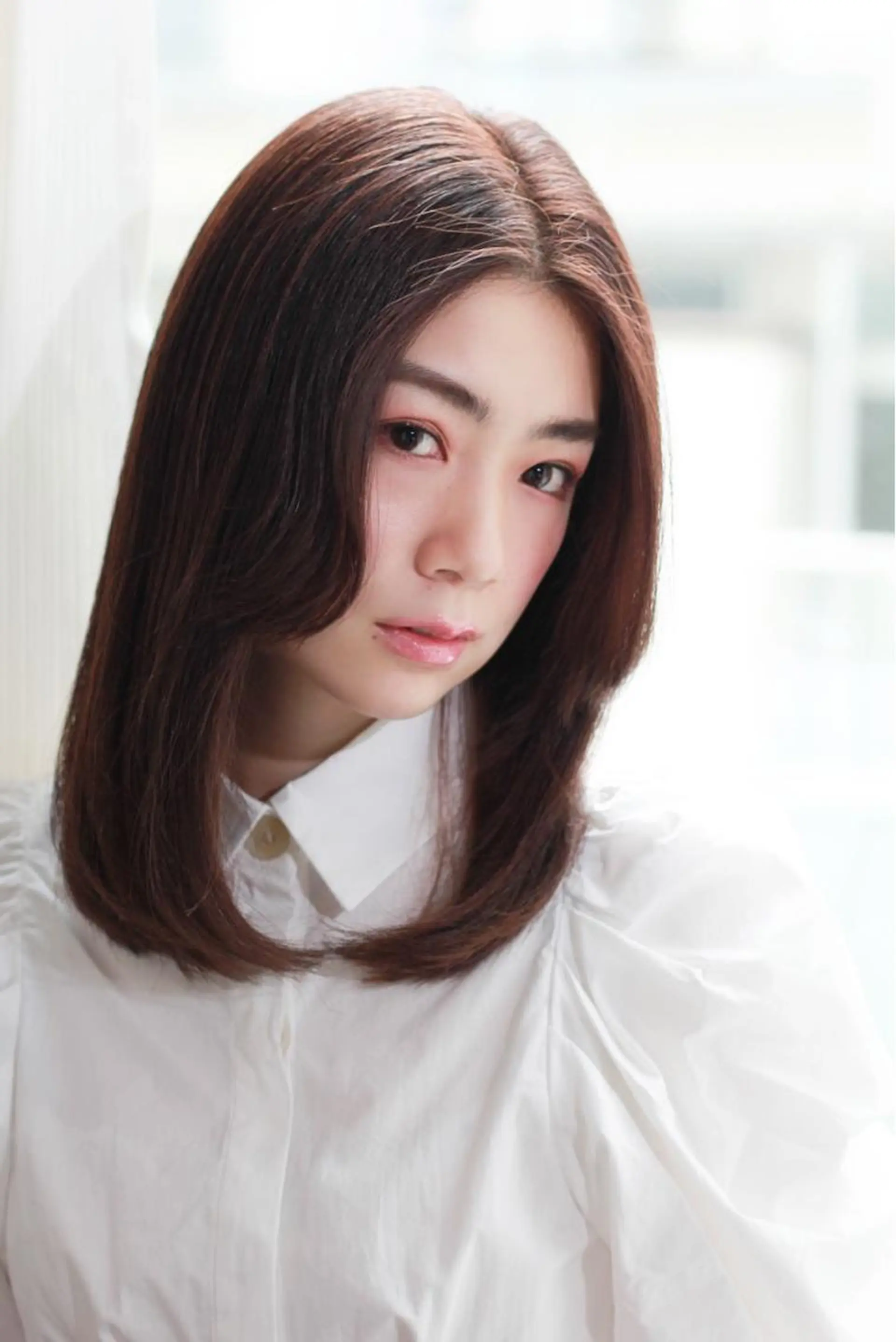 ミディアム カット 縮毛矯正 トリートメント 【乾かすだけの感動】 松田創太のヘアスタイル