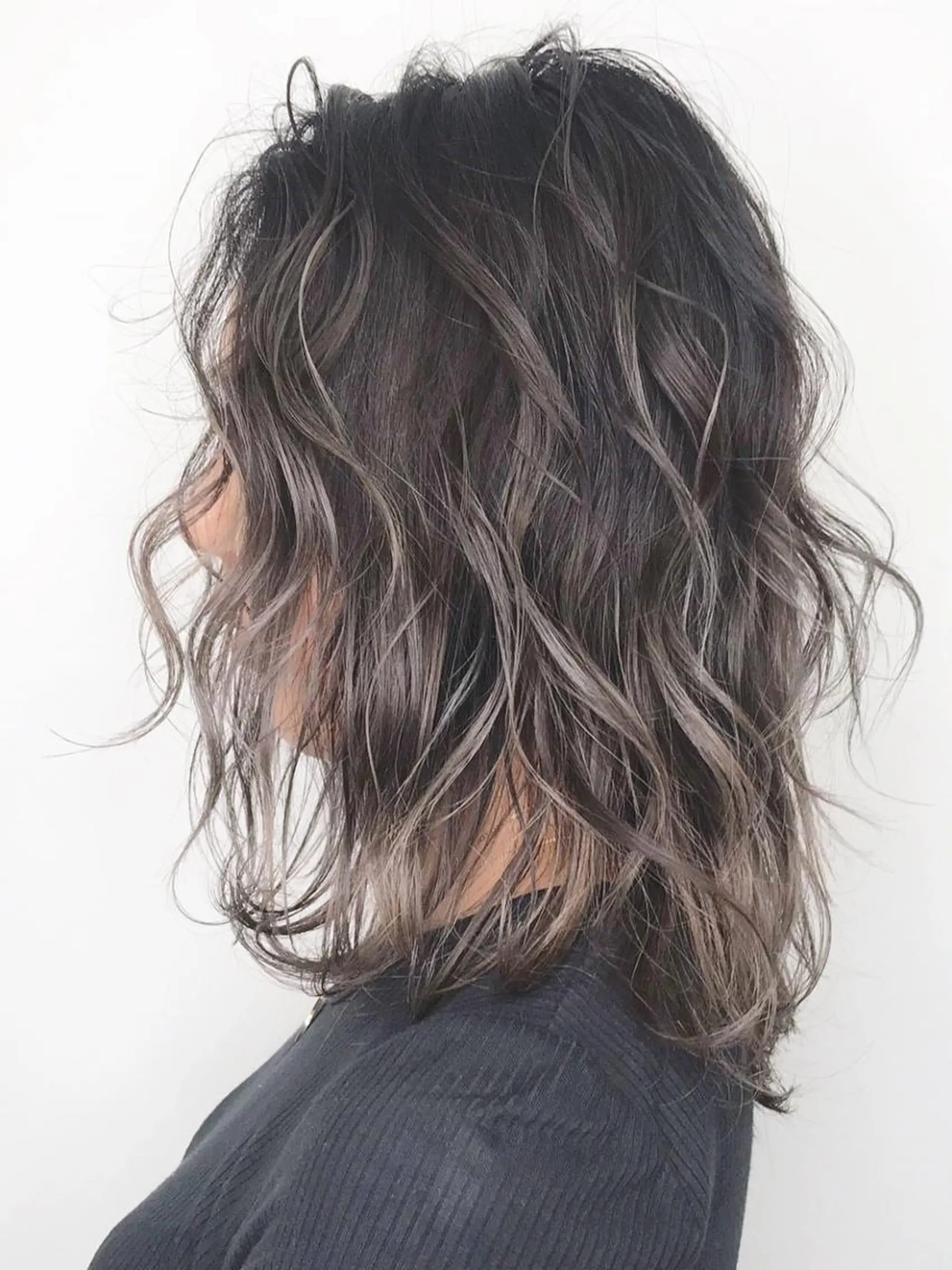 ミディアム カラー パーマ ヘアアレンジ ITbyALBUM 中野店のヘアスタイル