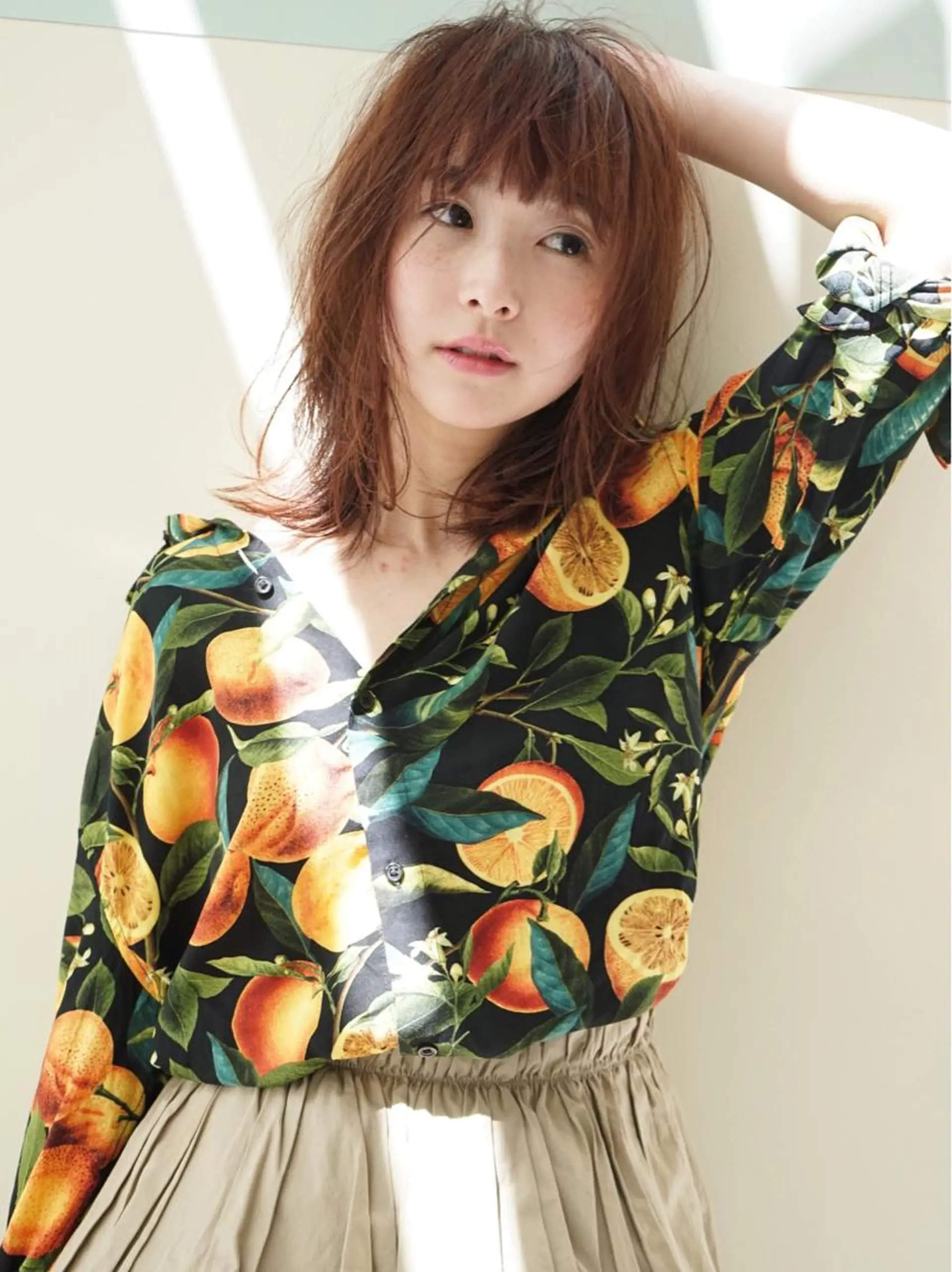 ミディアム カラー WHOLE所属・花井 啓好のヘアスタイル