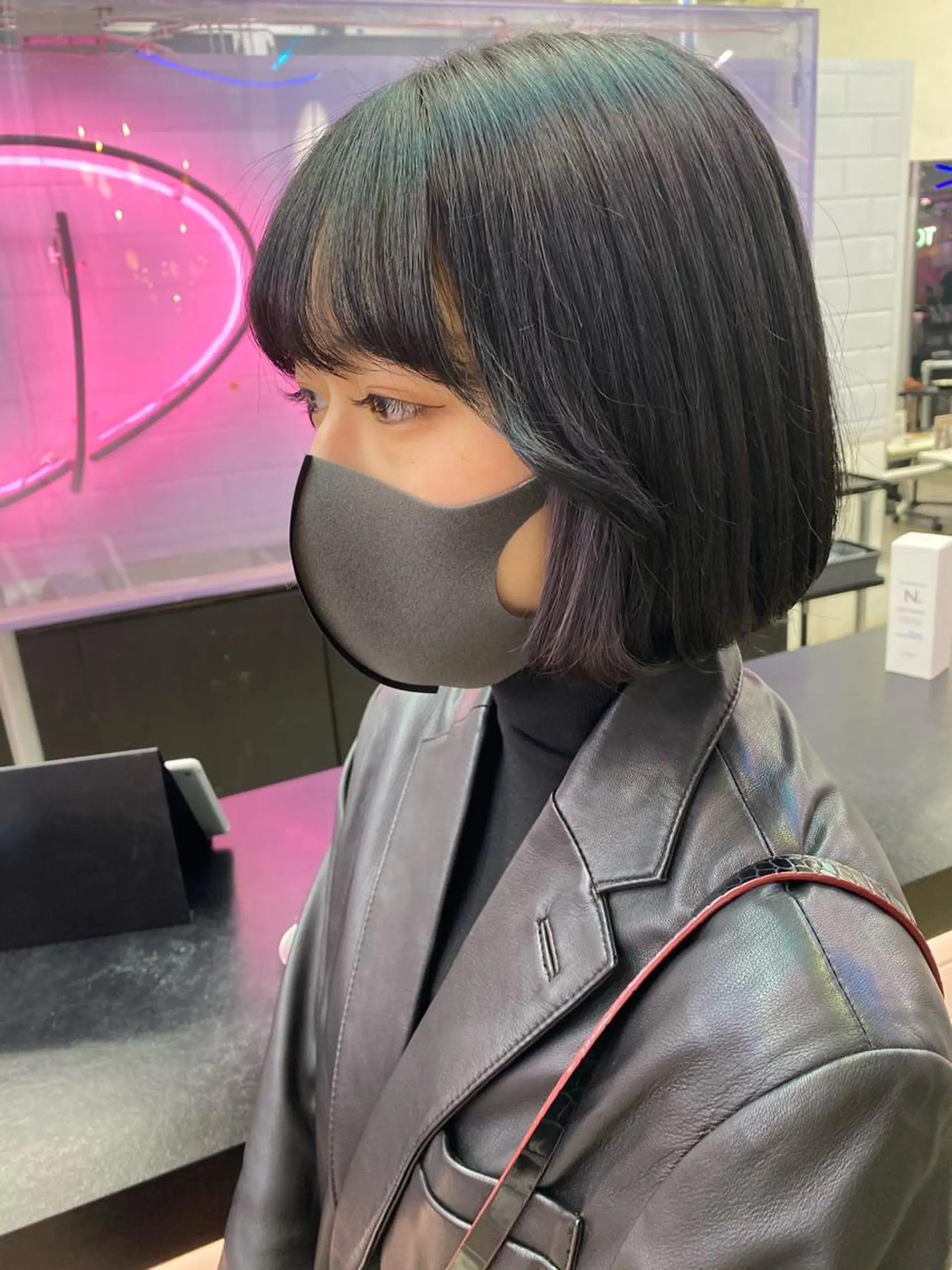 ショート カラー ヘアカラー トリートメント 💗💗韓国レイヤー yu-ki💗💗のヘアスタイル