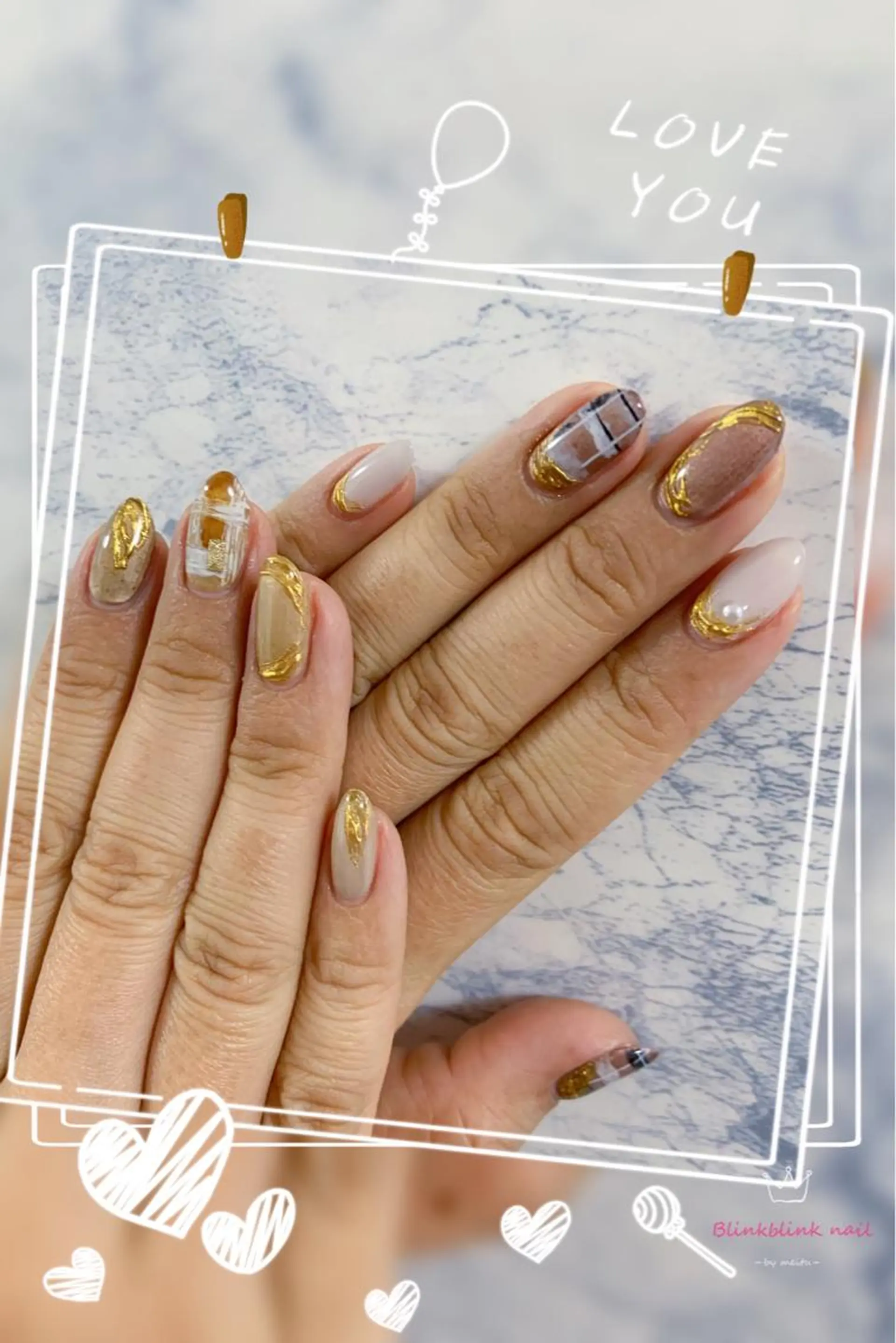 セミロング ネイル Style Nailのネイルデザイン