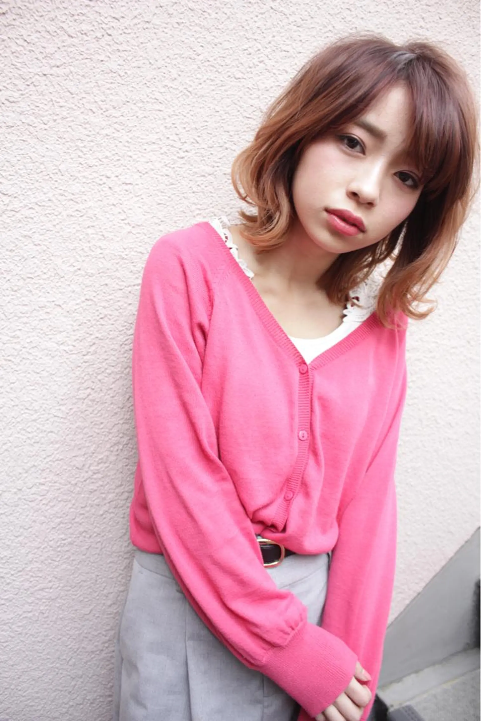 ショート カラー ハイトーンカラー ボブ 🧡Watanabe Rio🧡のヘアスタイル