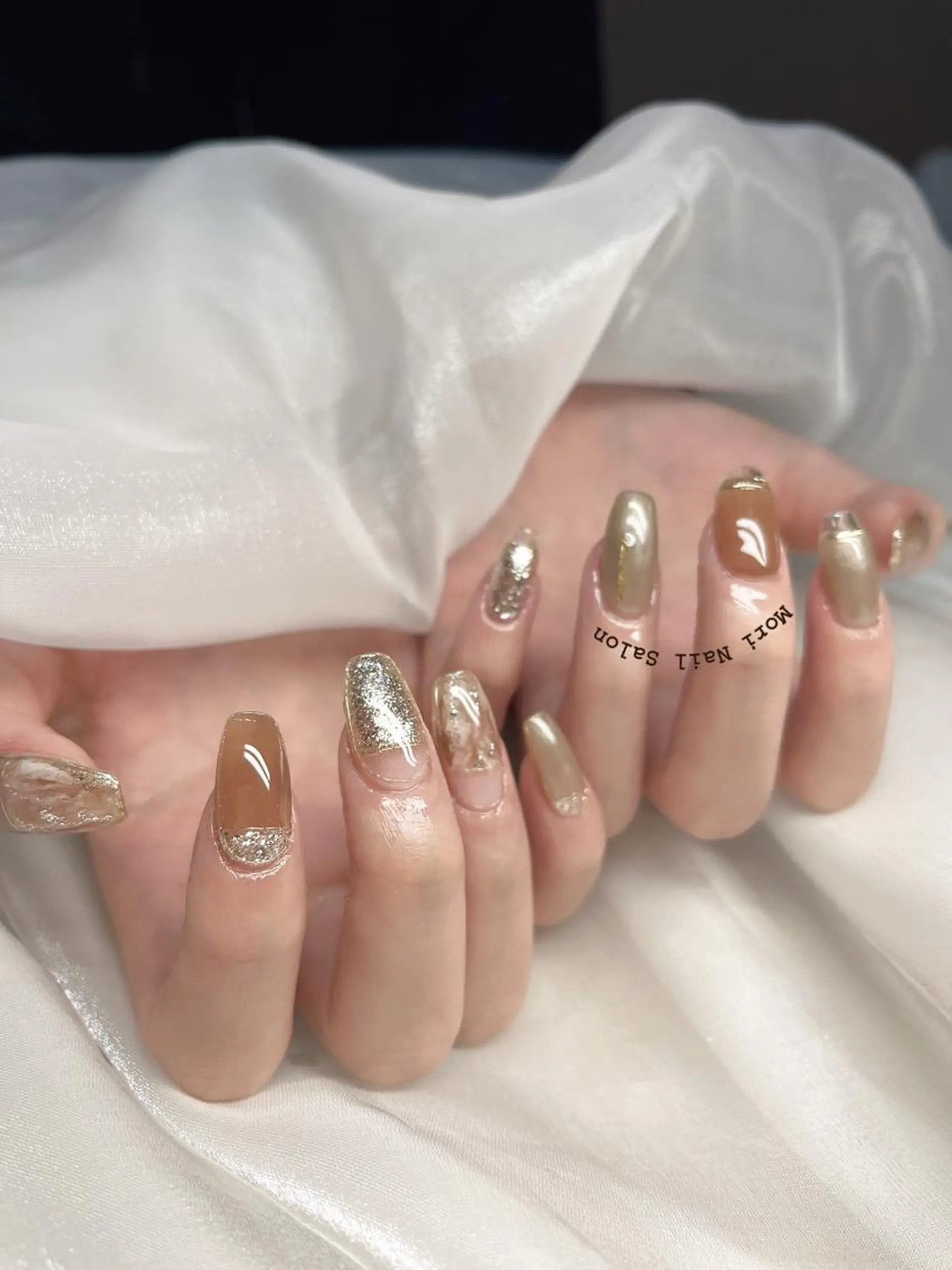 ネイル ハンドネイル 森 ネイルサロンのネイルデザイン