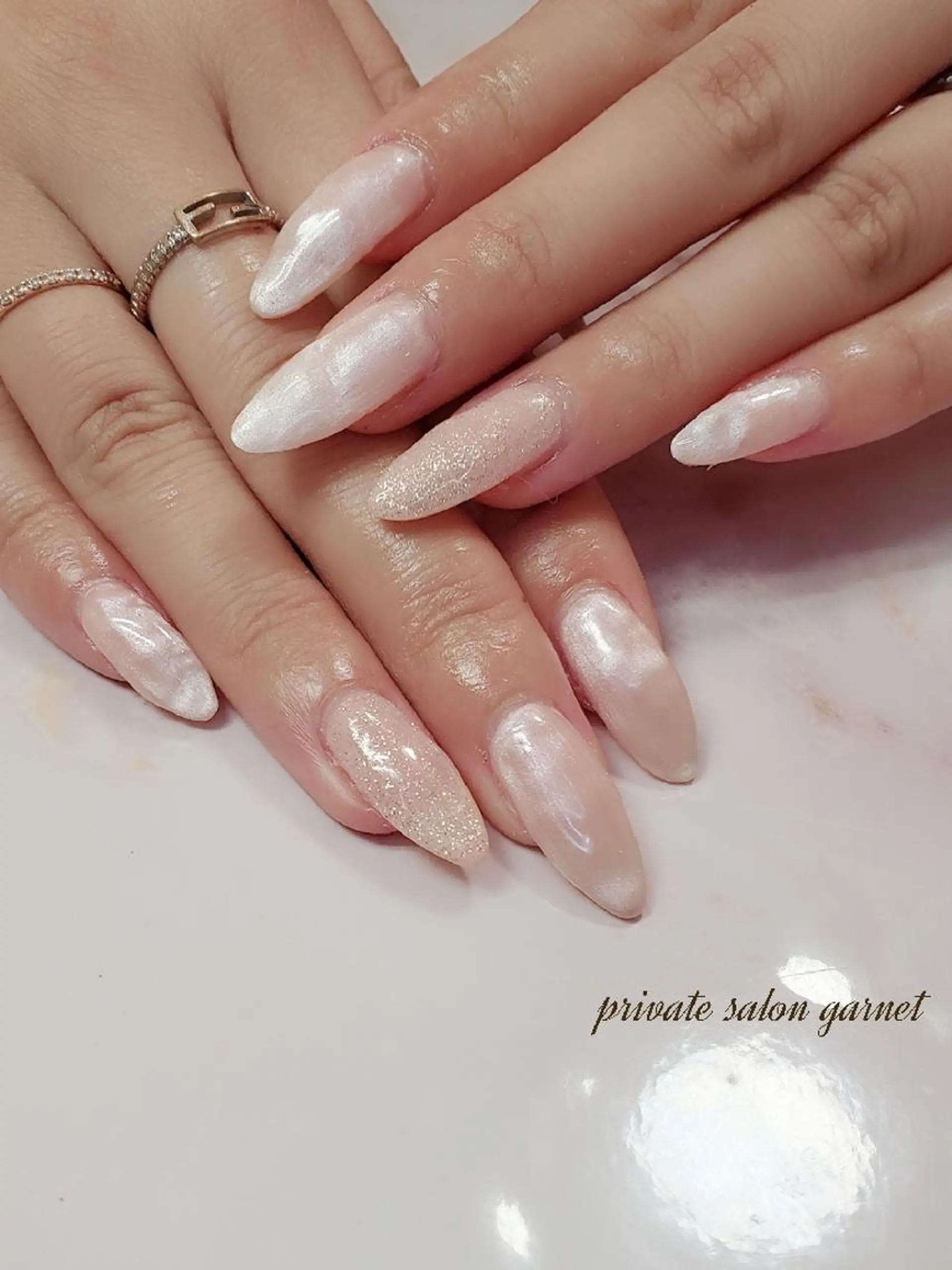 ネイル シンプルネイル ハンドネイル Garnet nailのネイルデザイン