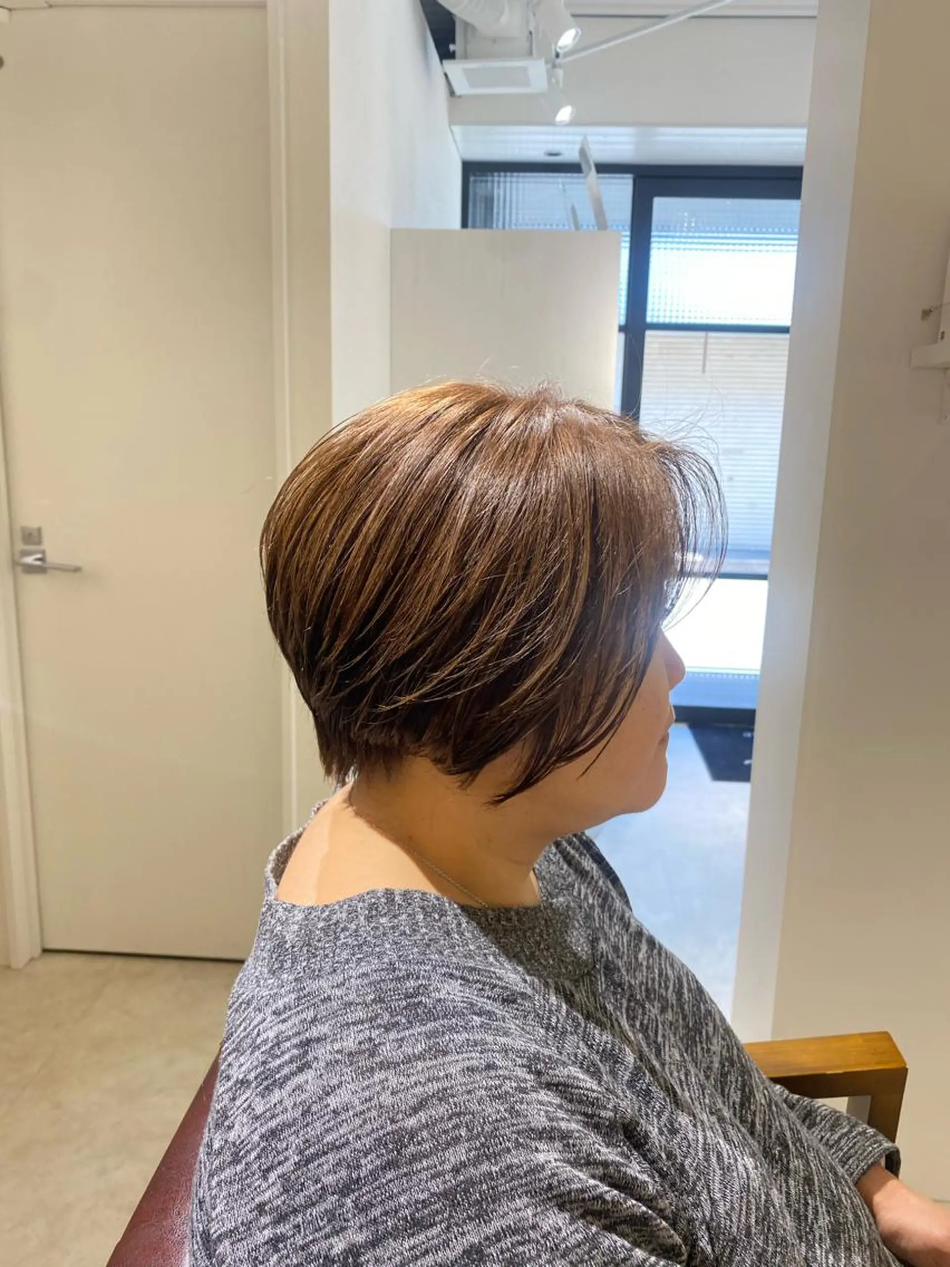 ショート カラー ショートヘア カット ヘアカラー 縮毛矯正とレイヤー /杉村凜汰郎のヘアスタイル