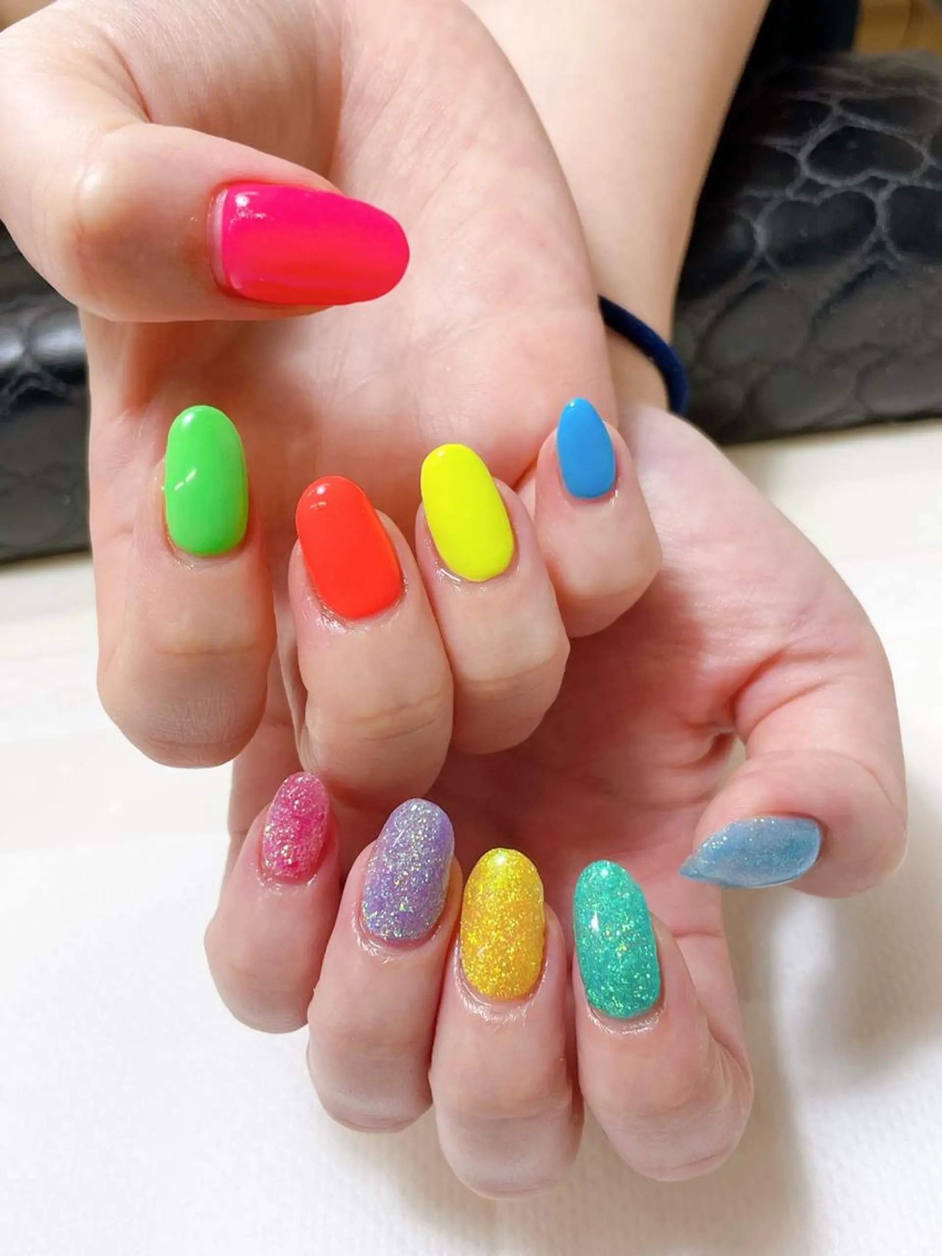 ネイル ラメ(グリッター) 前田 優佳のネイルデザイン