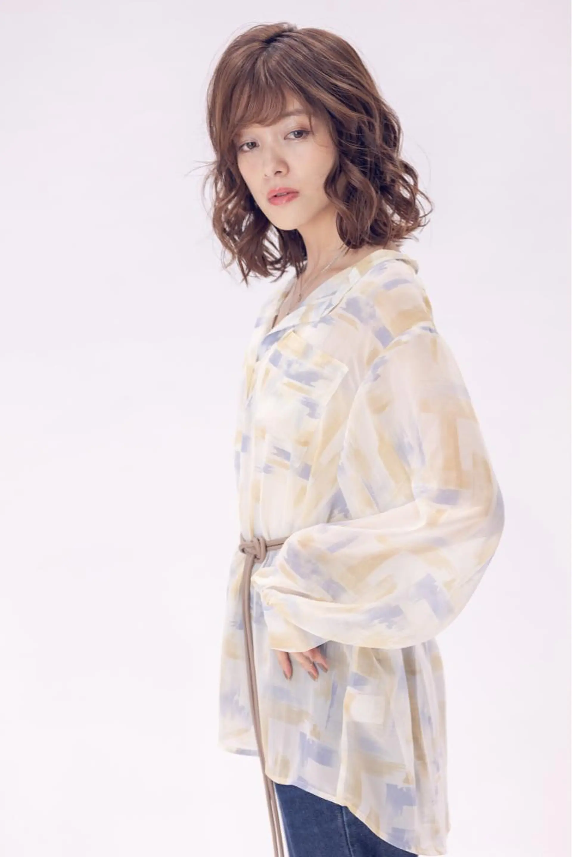 ミディアム 勝沼 佑季のヘアスタイル