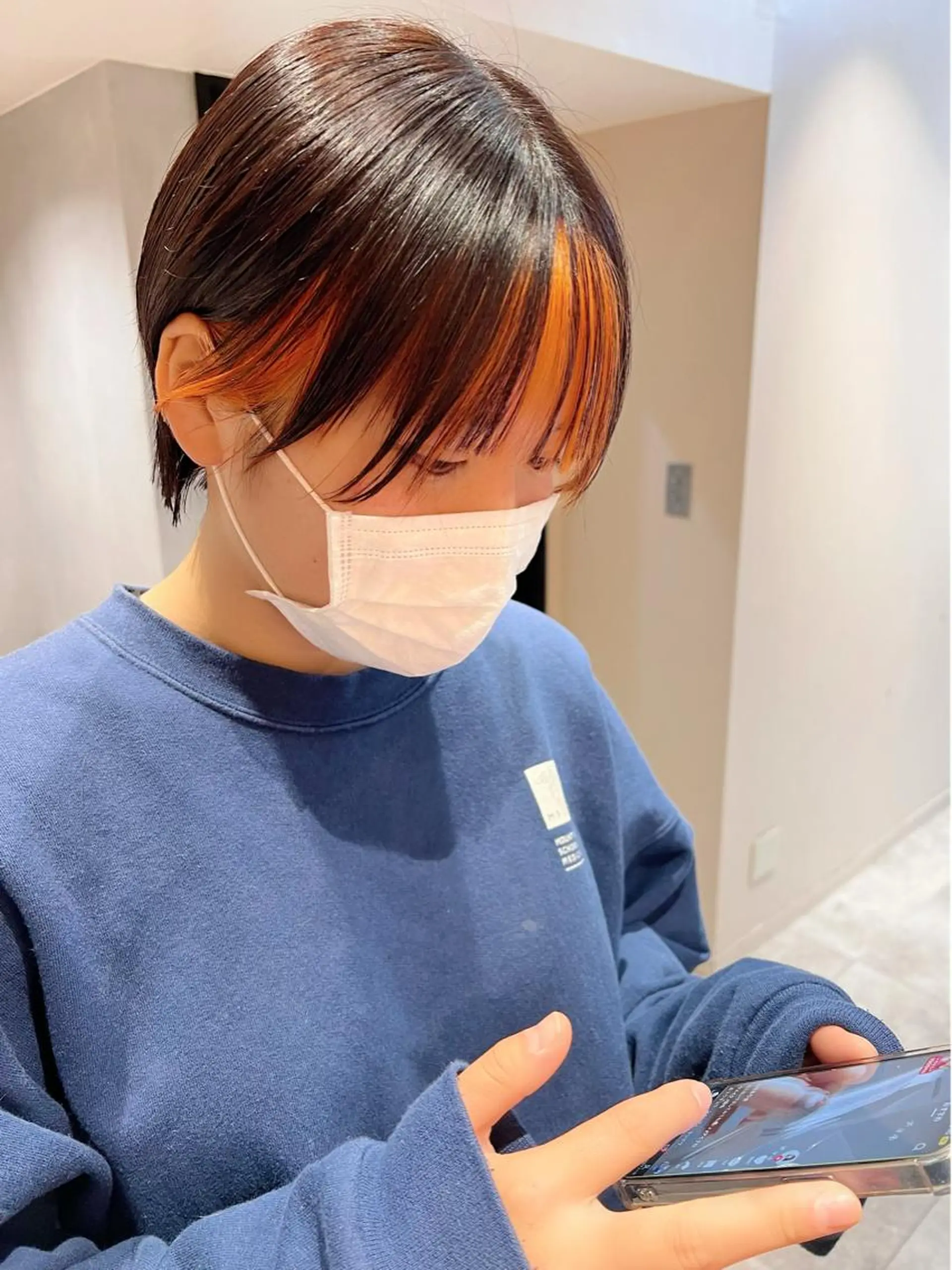 ショート ミストバング マニッシュショート ショートヘア モテ髪🌈細矢 森平のヘアスタイル