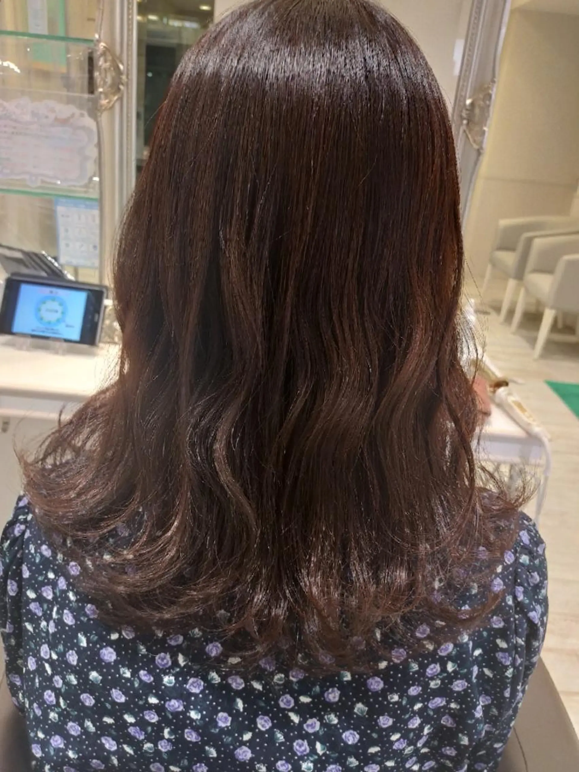 セミロング 田中 瑞妃のヘアスタイル