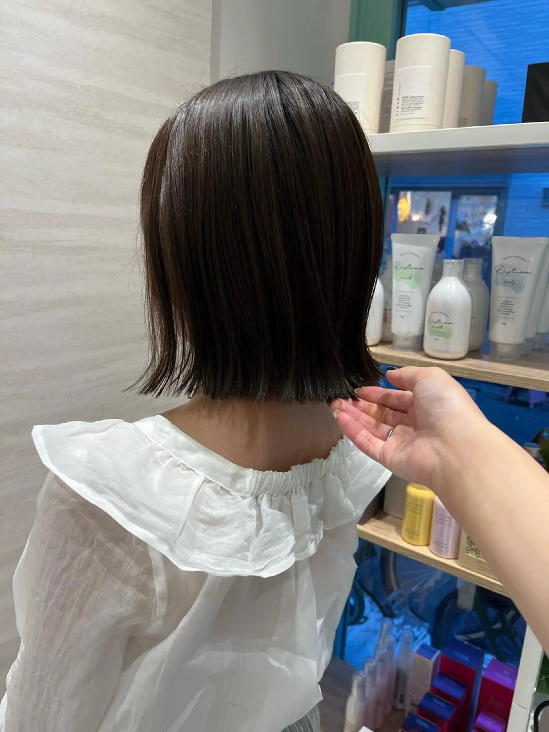 ミディアム Chiho / 梅田 / ボブ/ パーマのヘアスタイル