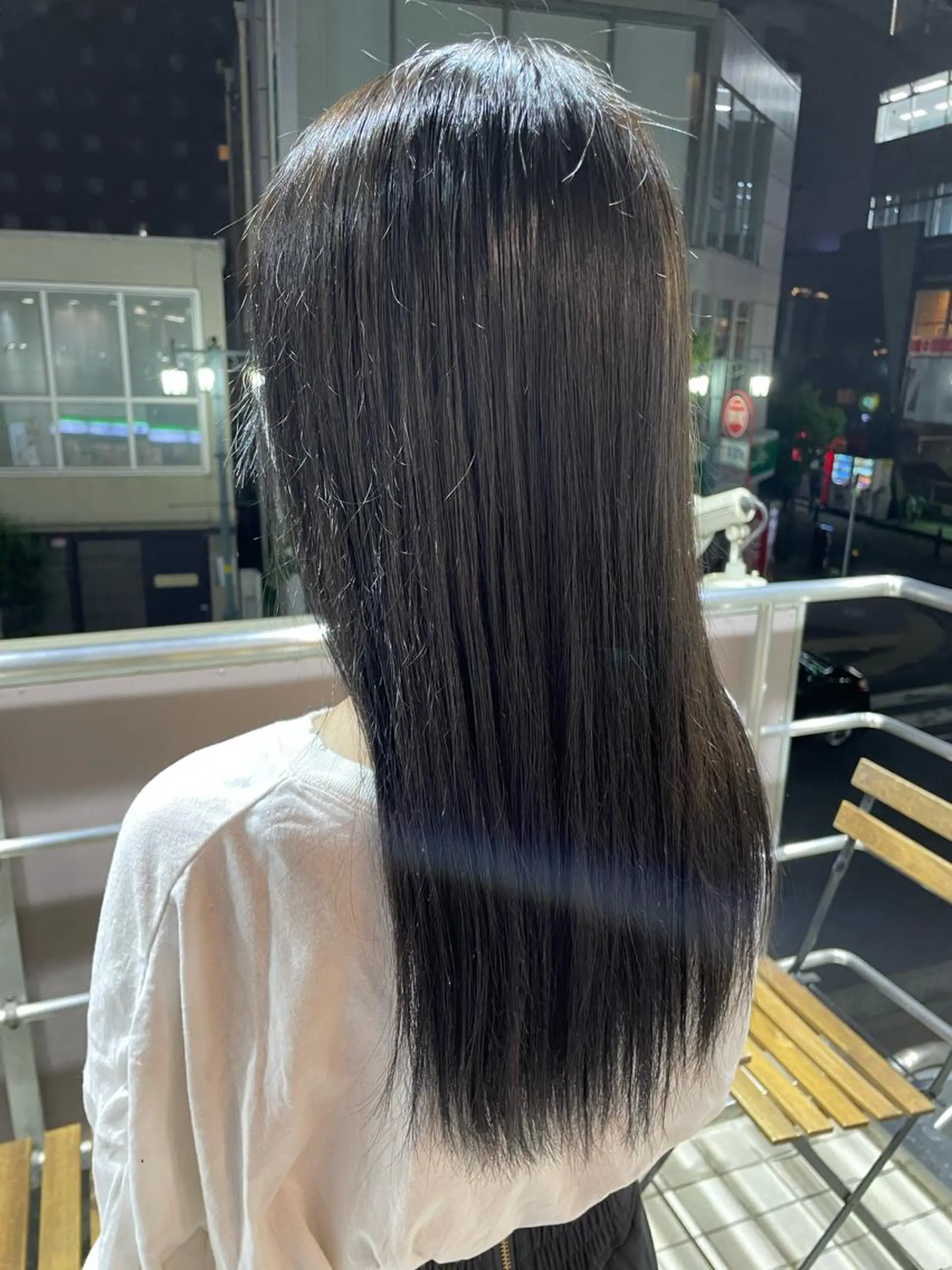 セミロング カラー 黒髪 ブリーチ ブリーチなしカラー ヘアカラー メンズ/艶髪/カラー サクラ🌸のヘアスタイル