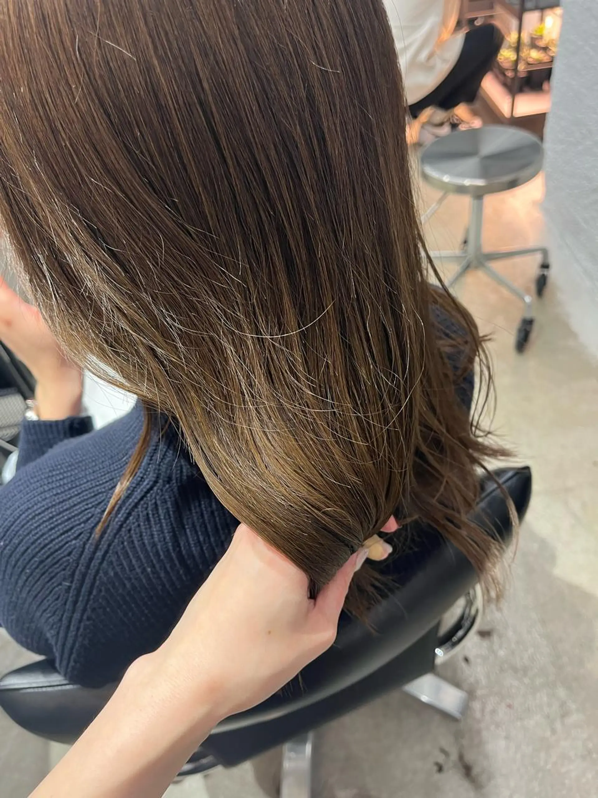 ミディアム カット ヘアカラー トリートメント baton  hair salon所属・✽透明感ｶﾗｰ ✽ 🍆那須ももこ🍑のヘアスタイル