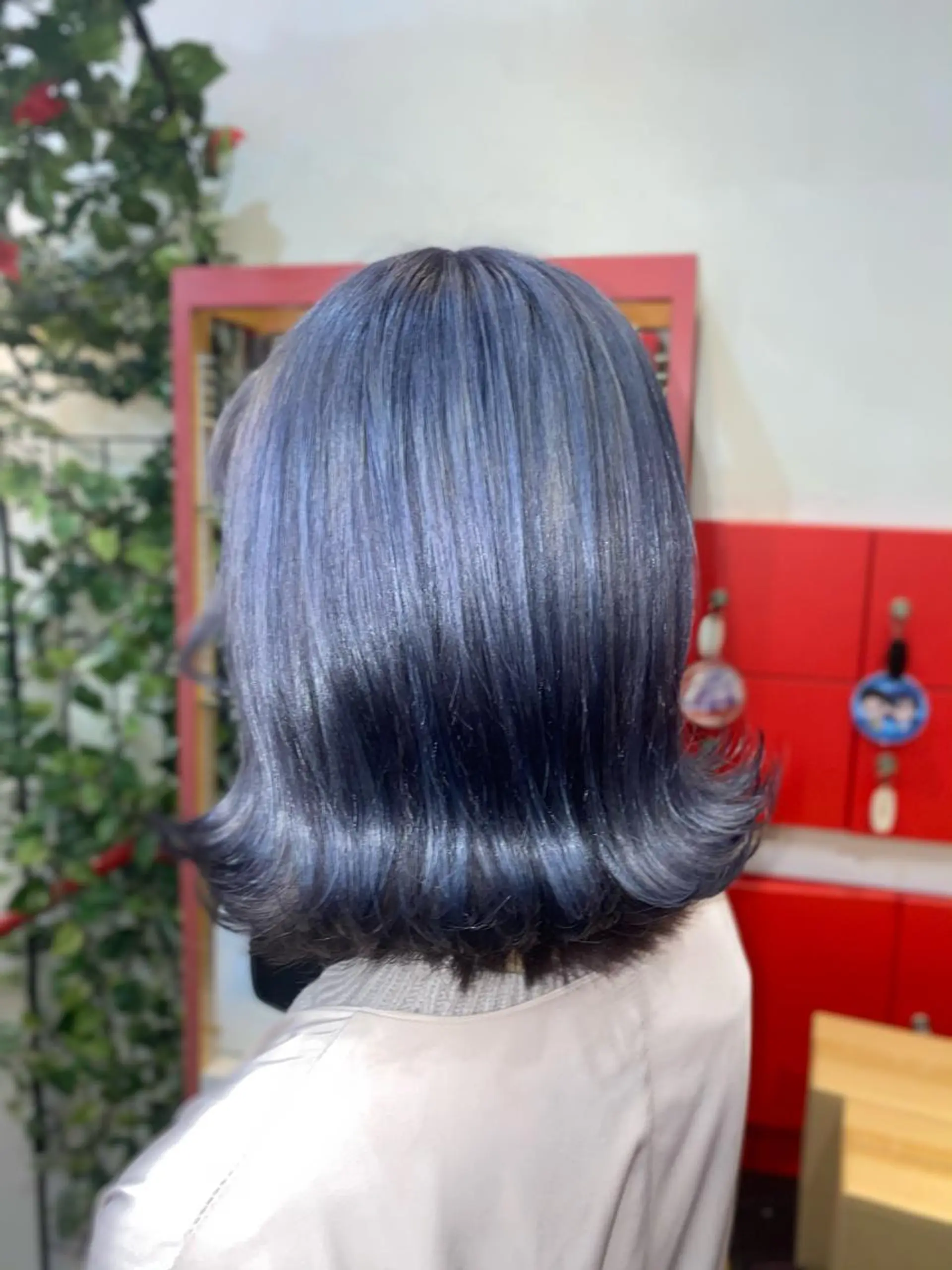 ミディアム ヘアカラー ゆぴ☾‪/推しカラー /ハイトーンのヘアスタイル