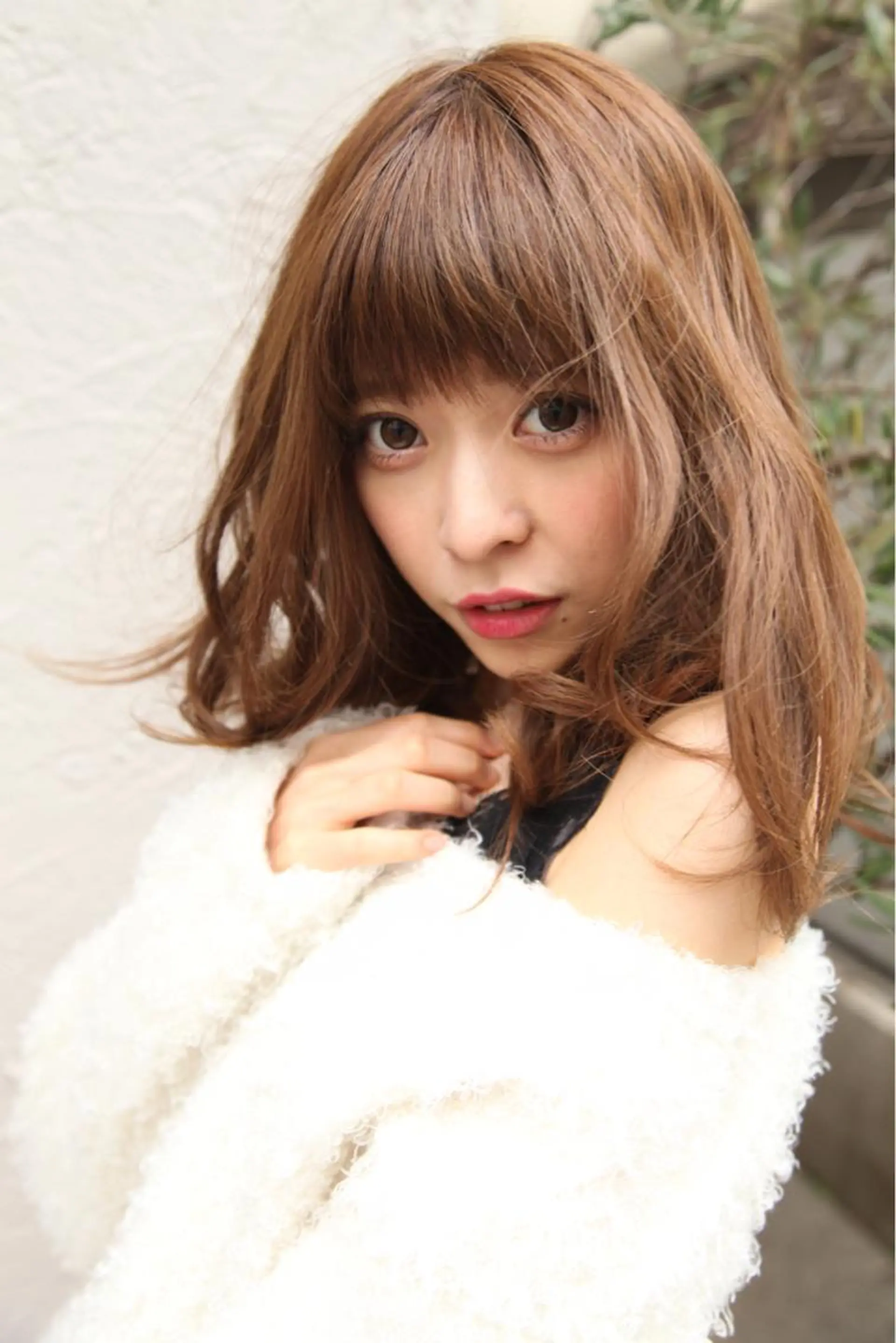 セミロング 小顔カット 荒木 ユウのヘアスタイル