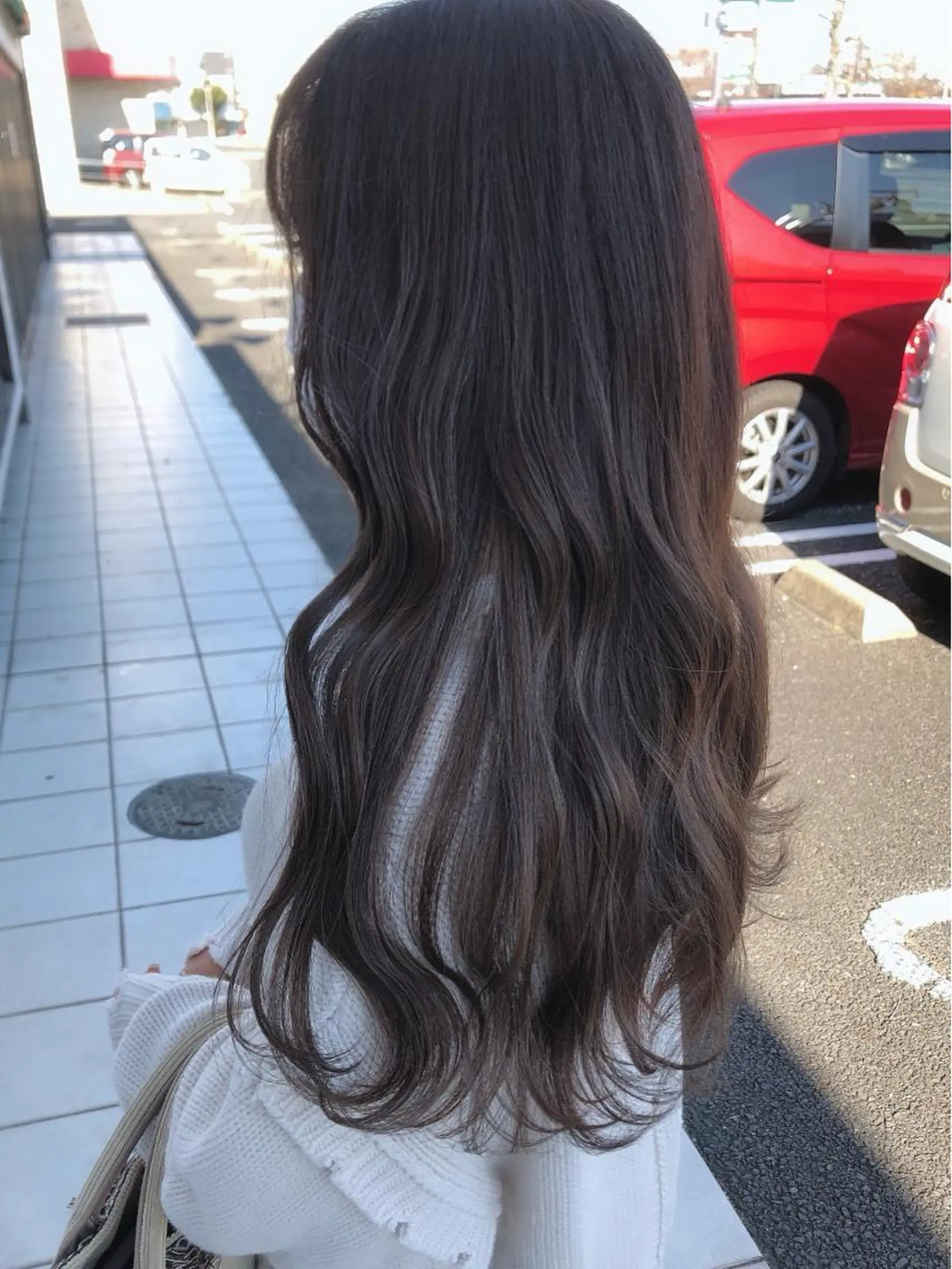 ロング カラー カット ヘアカラー トリートメント 具志 正太のヘアスタイル