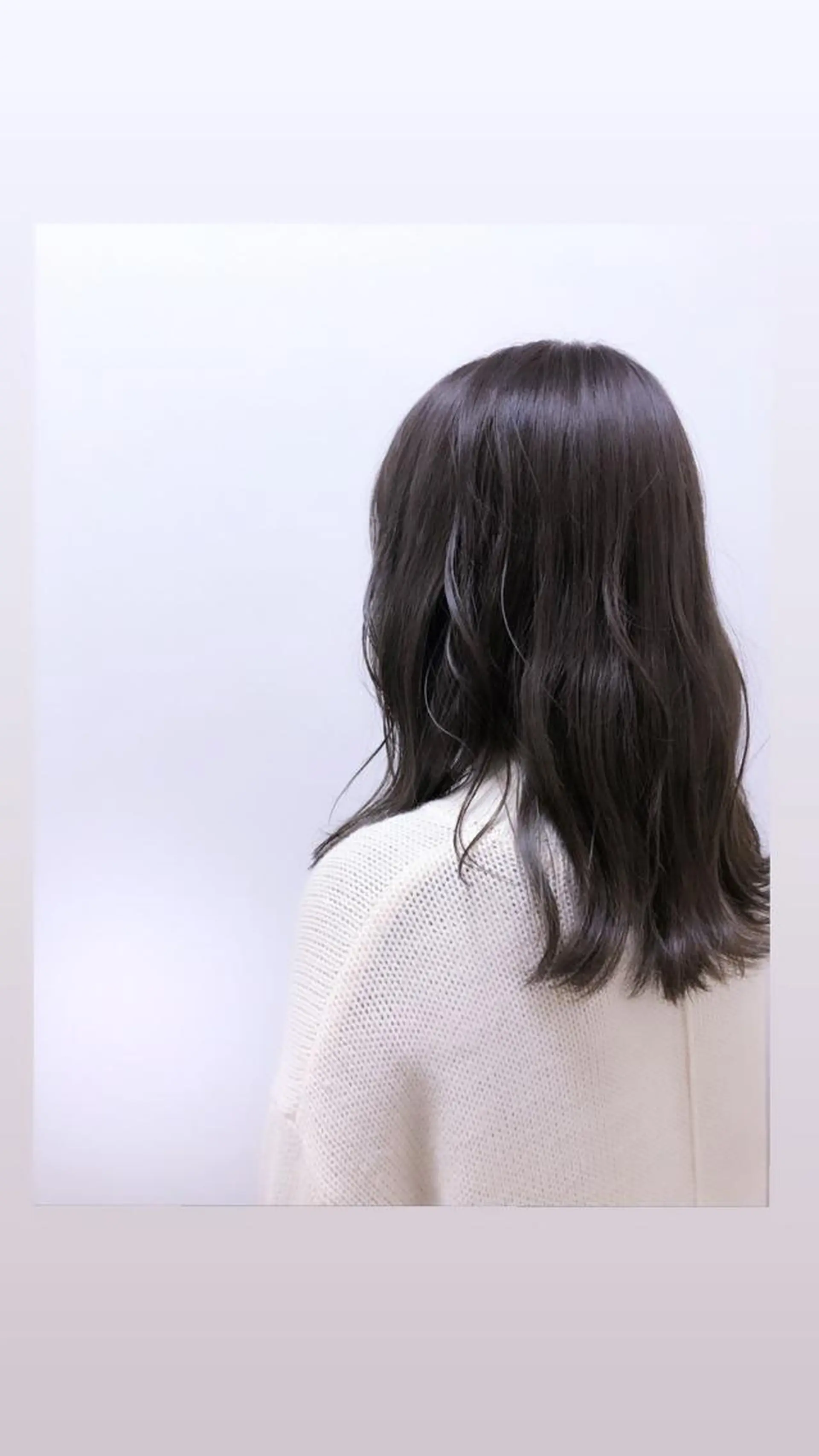 セミロング カット ヘアカラー トリートメント ⭐️艶髪⭐️髪質改善 newi町田 山本のヘアスタイル