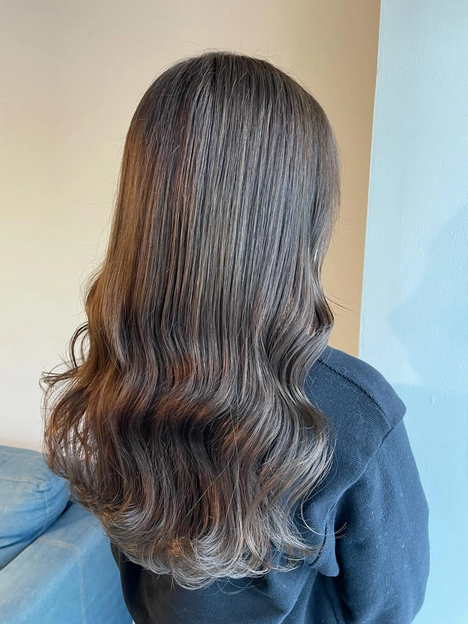 ロング カラー ヘアアレンジ キッズ ネイル マツエク・マツパ アイブロウ 透明感カラー/推しカ ラー☁️JURAのヘアスタイル