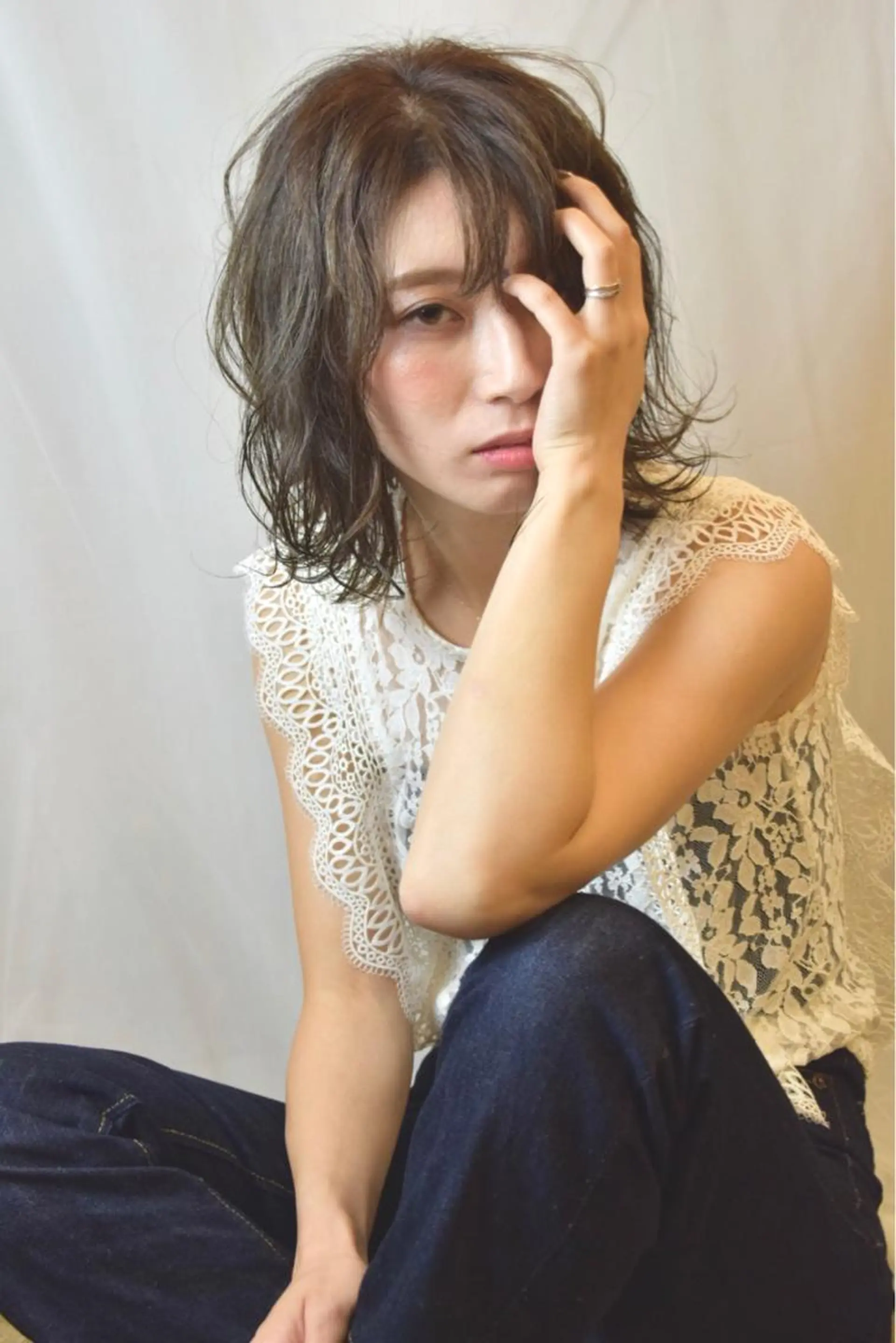 セミロング カラー ブラウンカラー ミルクティーブラウン Hair Design Angelo Carino所属・小山田 隆樹のその他イメージ