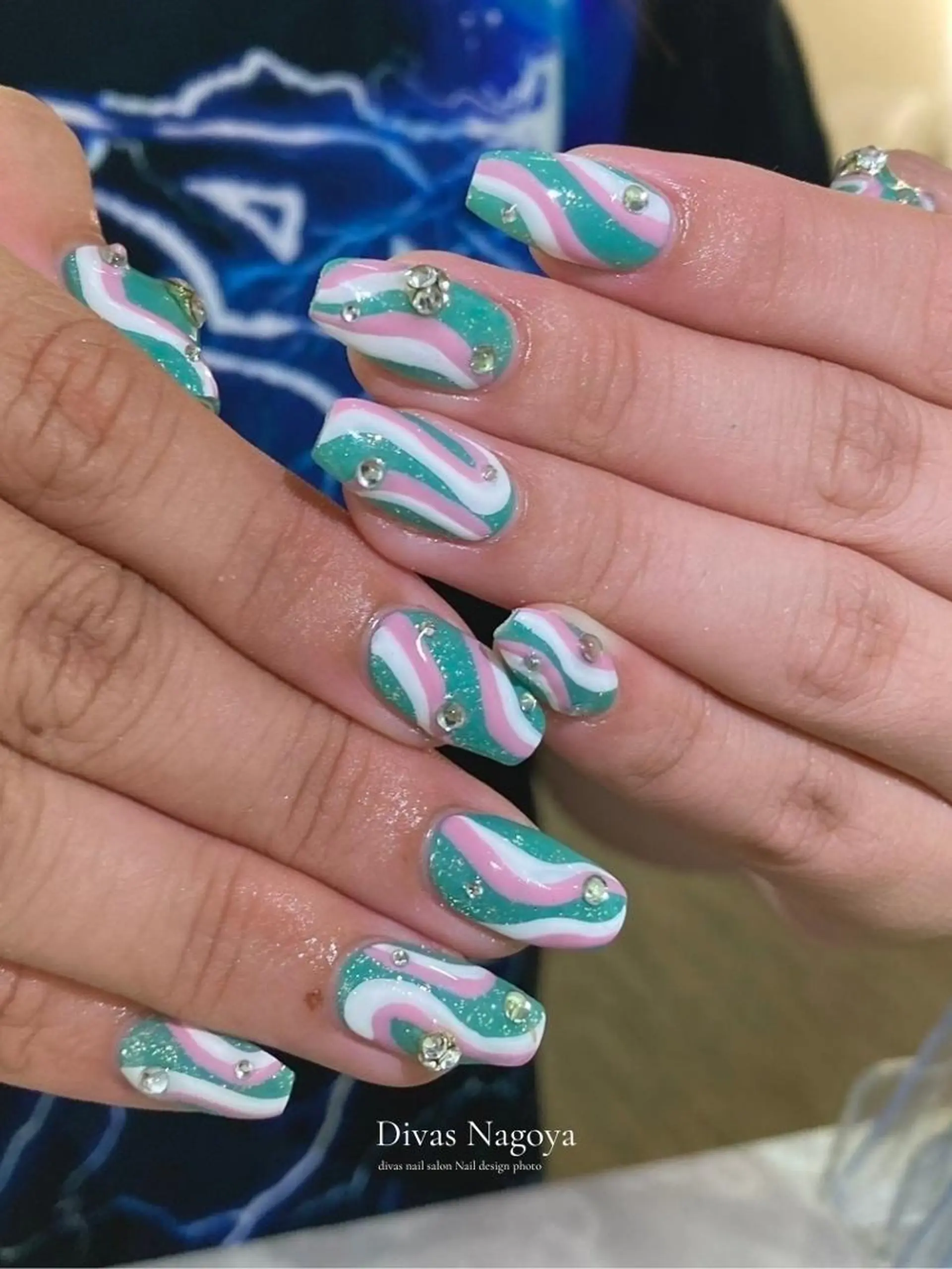 ネイル 長さ出し ジェルネイル 韓国ネイル マグネットネイル 持ち込み 🎀Sakae D.d nail🎀のネイルデザイン