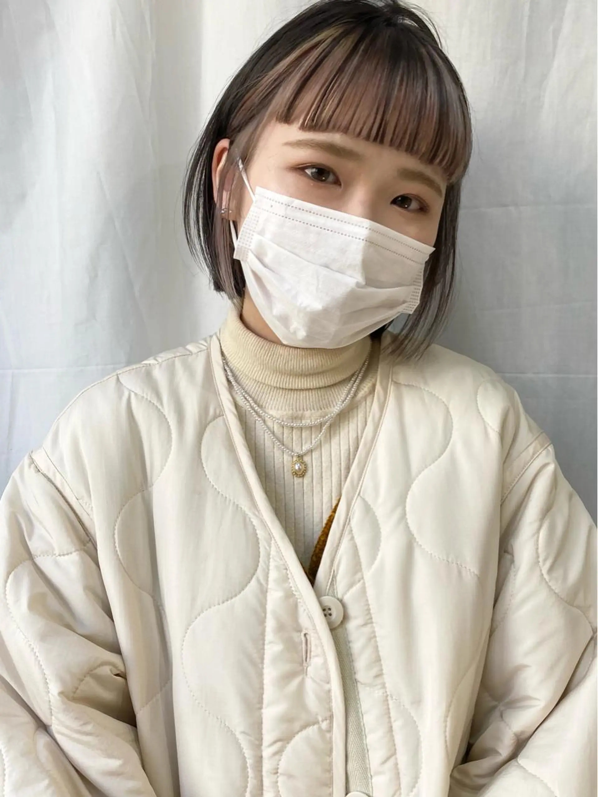 セミロング カラー Piaコータロー ハイトーン&‪ボブのヘアスタイル