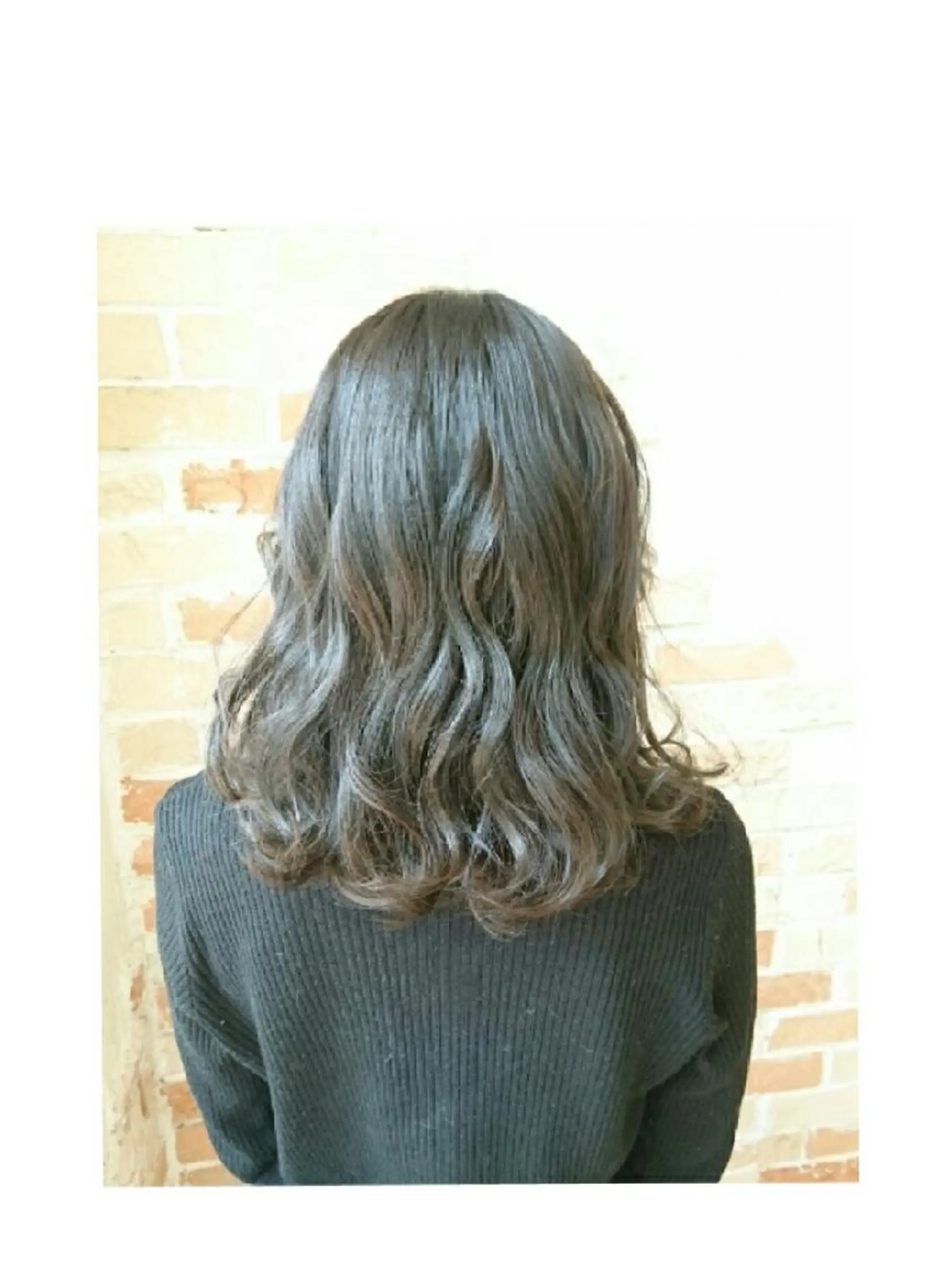 セミロング カラー ベージュカラー JIL BLAN 京都所属・RU RIのヘアスタイル