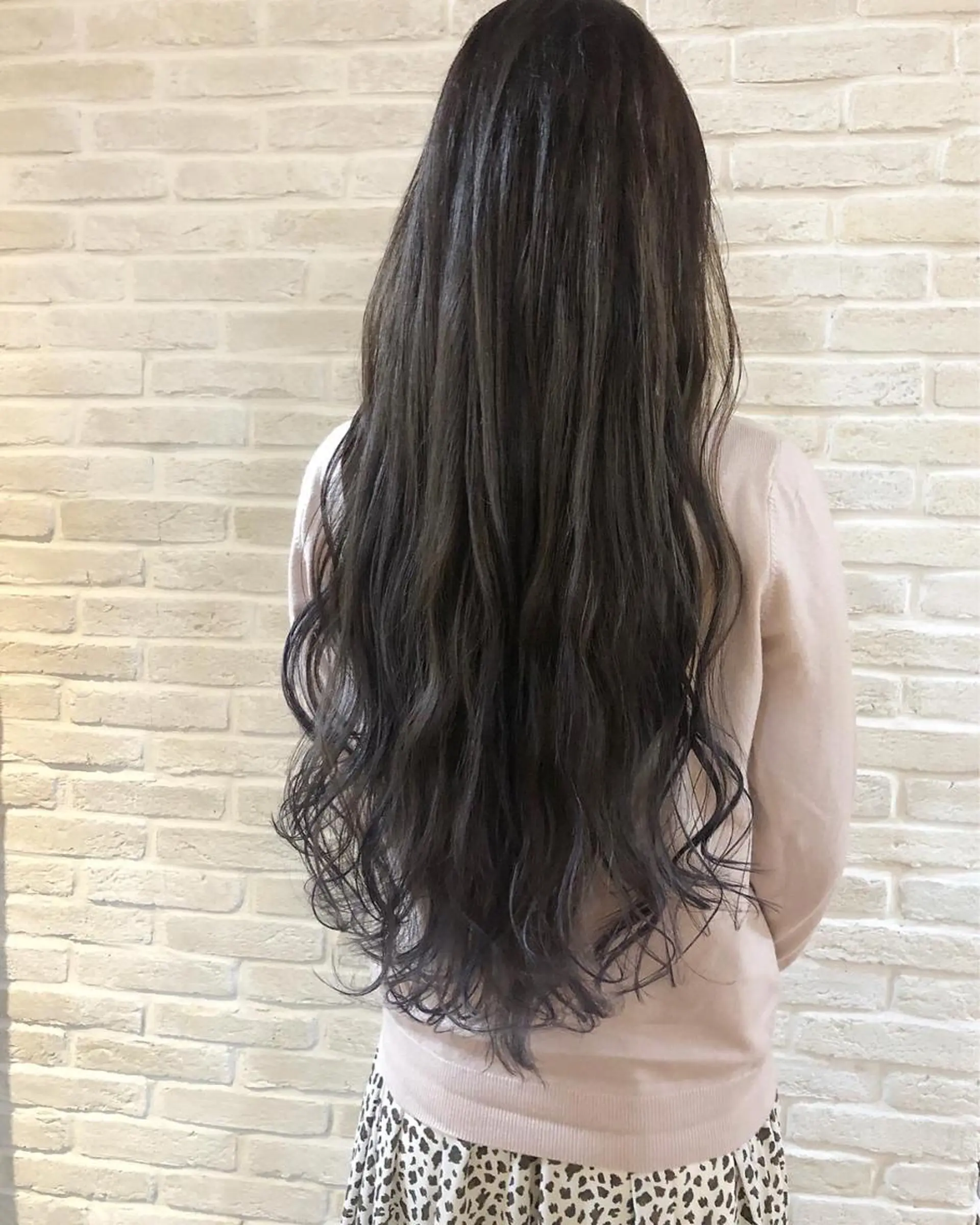 ロング カラー ベージュカラー グラデーションカラー hair salon Ranun髪質改善のヘアスタイル