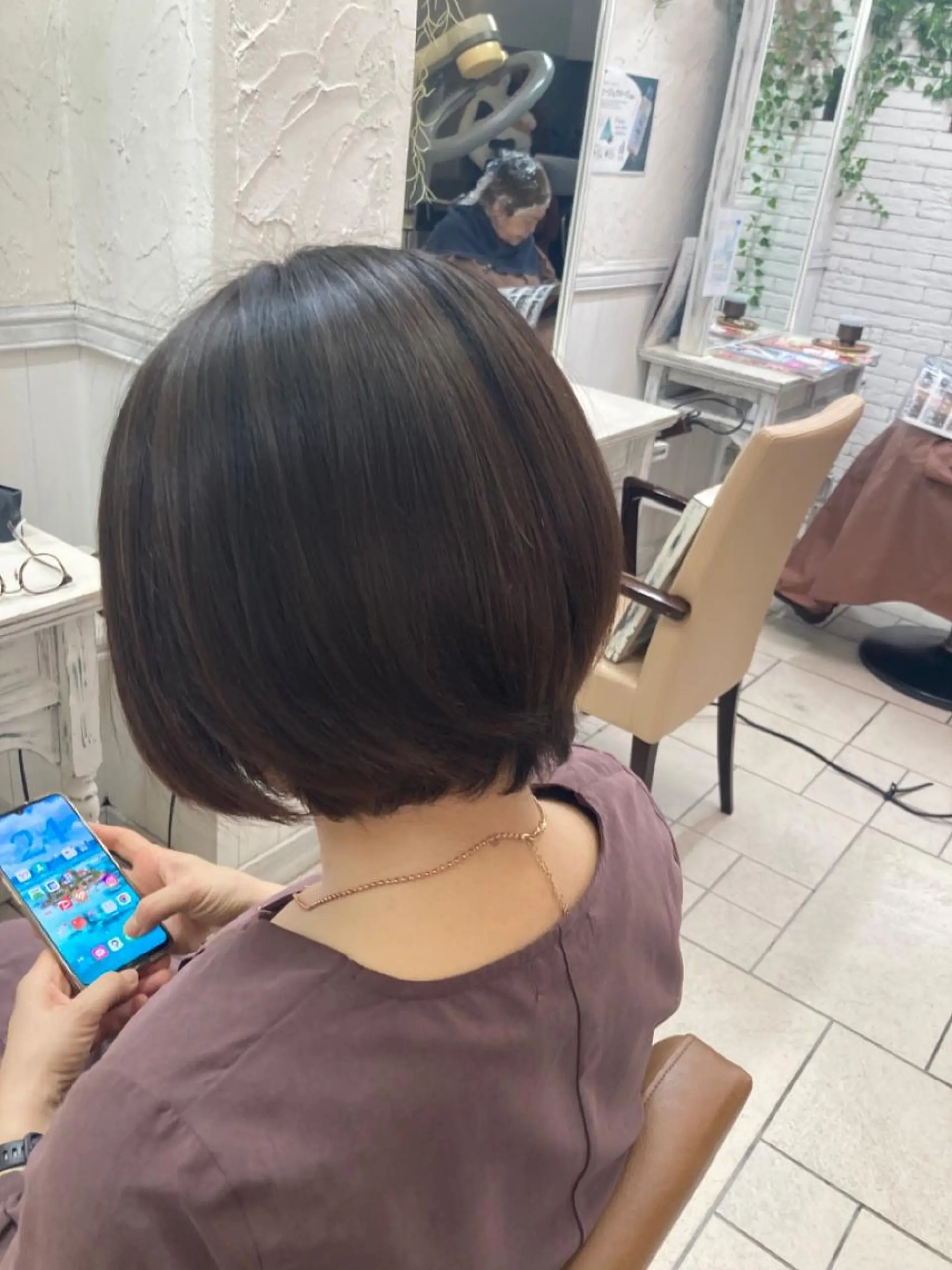 ショート ショートボブ ボブ ショートヘア macaron富田所属・マカロン富田/本店 大門のヘアスタイル